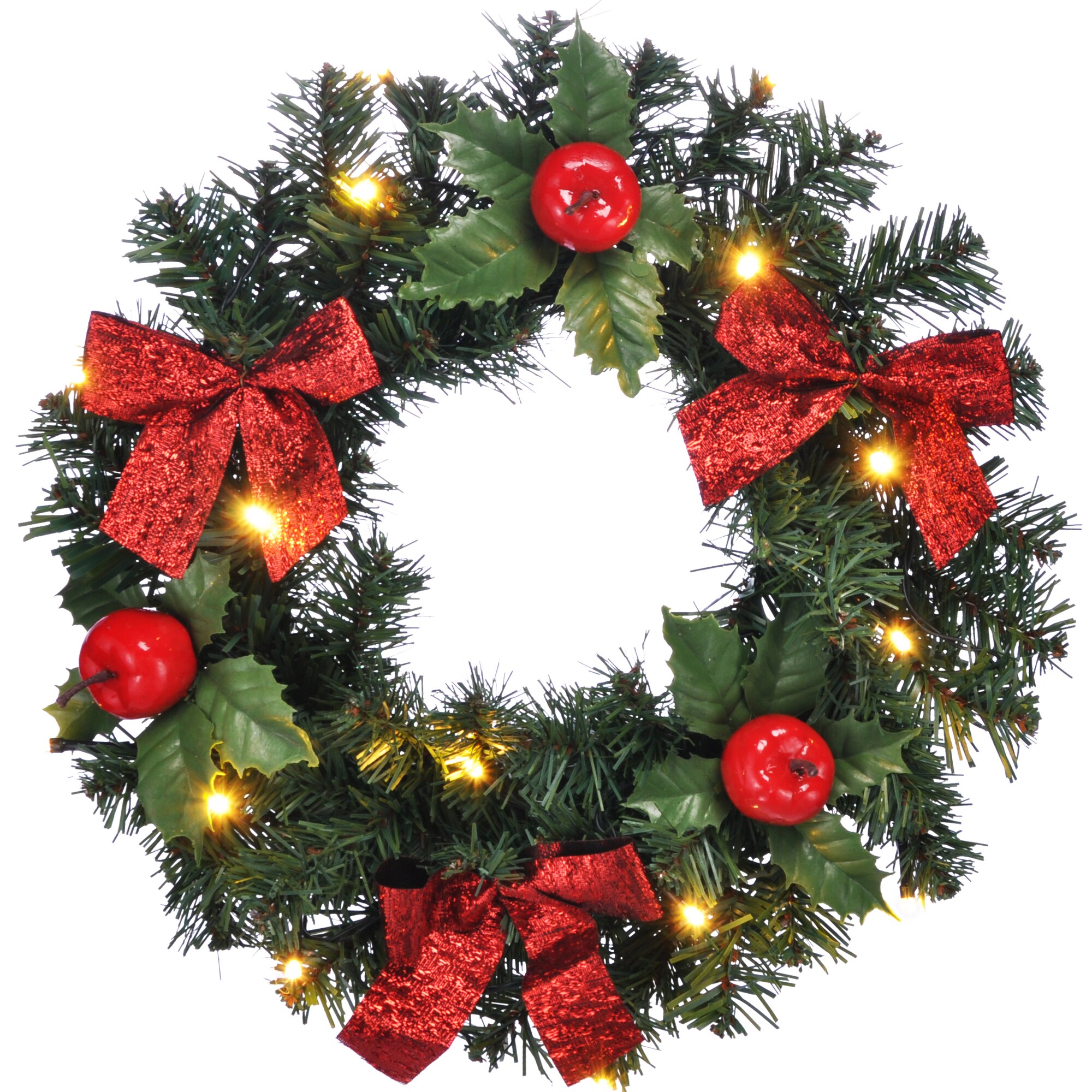 Beleuchteter Weihnachts-T&uuml;rkranz - Bild 1