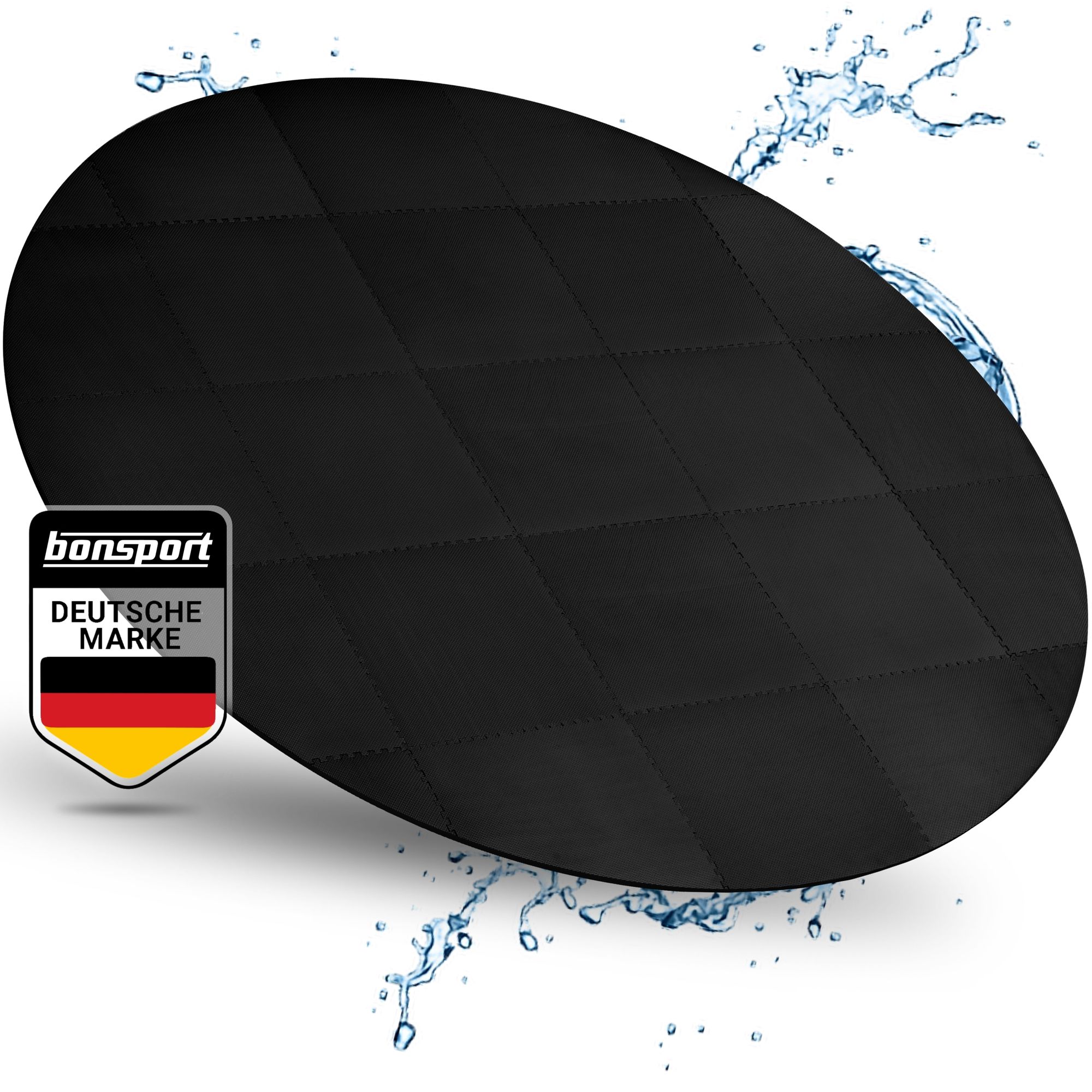 Whirlpool Matten Set 240 cm rund, schwarz - Bild 1