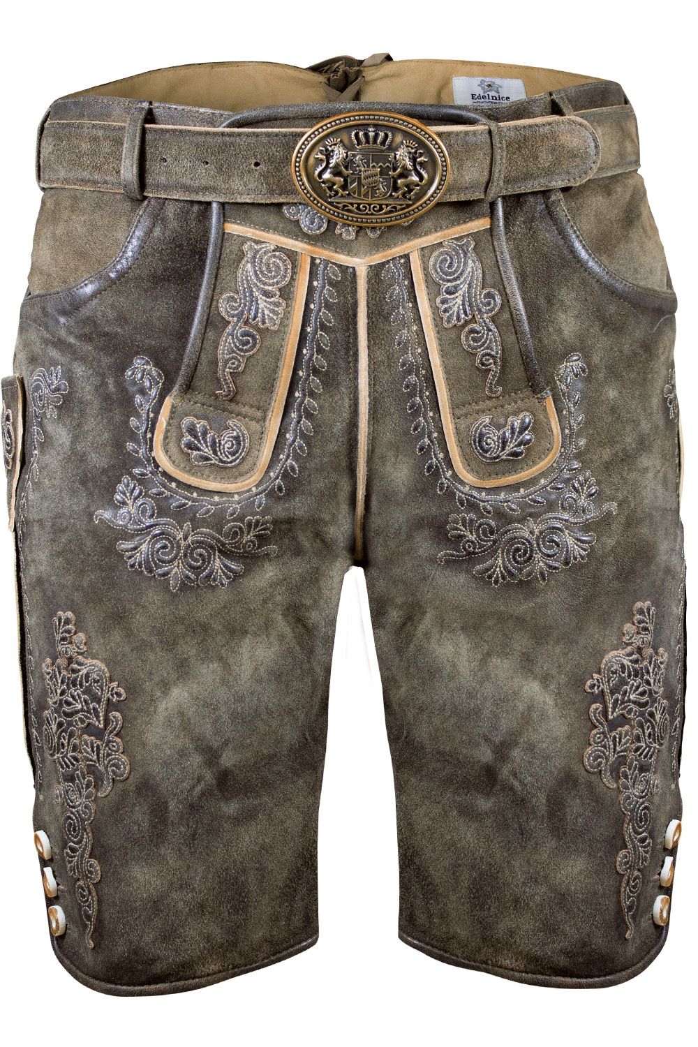 Kurze Wildbock Lederhose Marcel - Bild 1