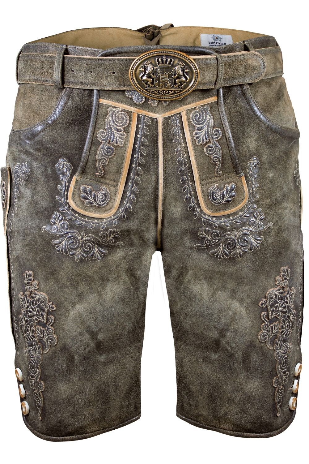 Kurze Wildbock Lederhose Marcel | 04260555413205