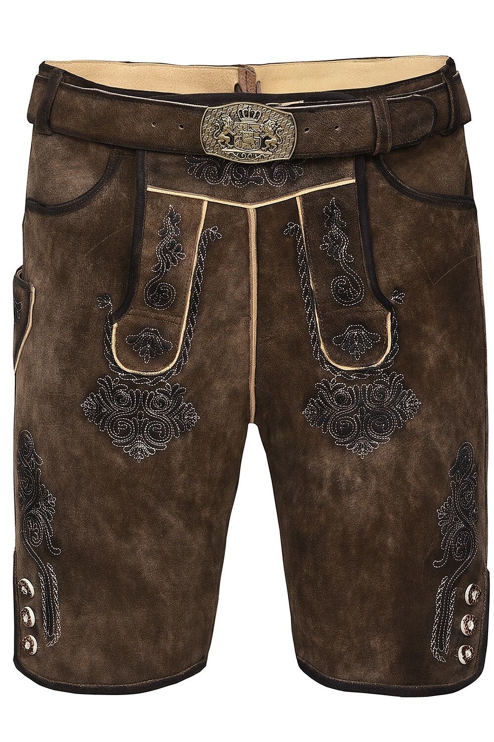 Kurze Wildbock Lederhose Fabian