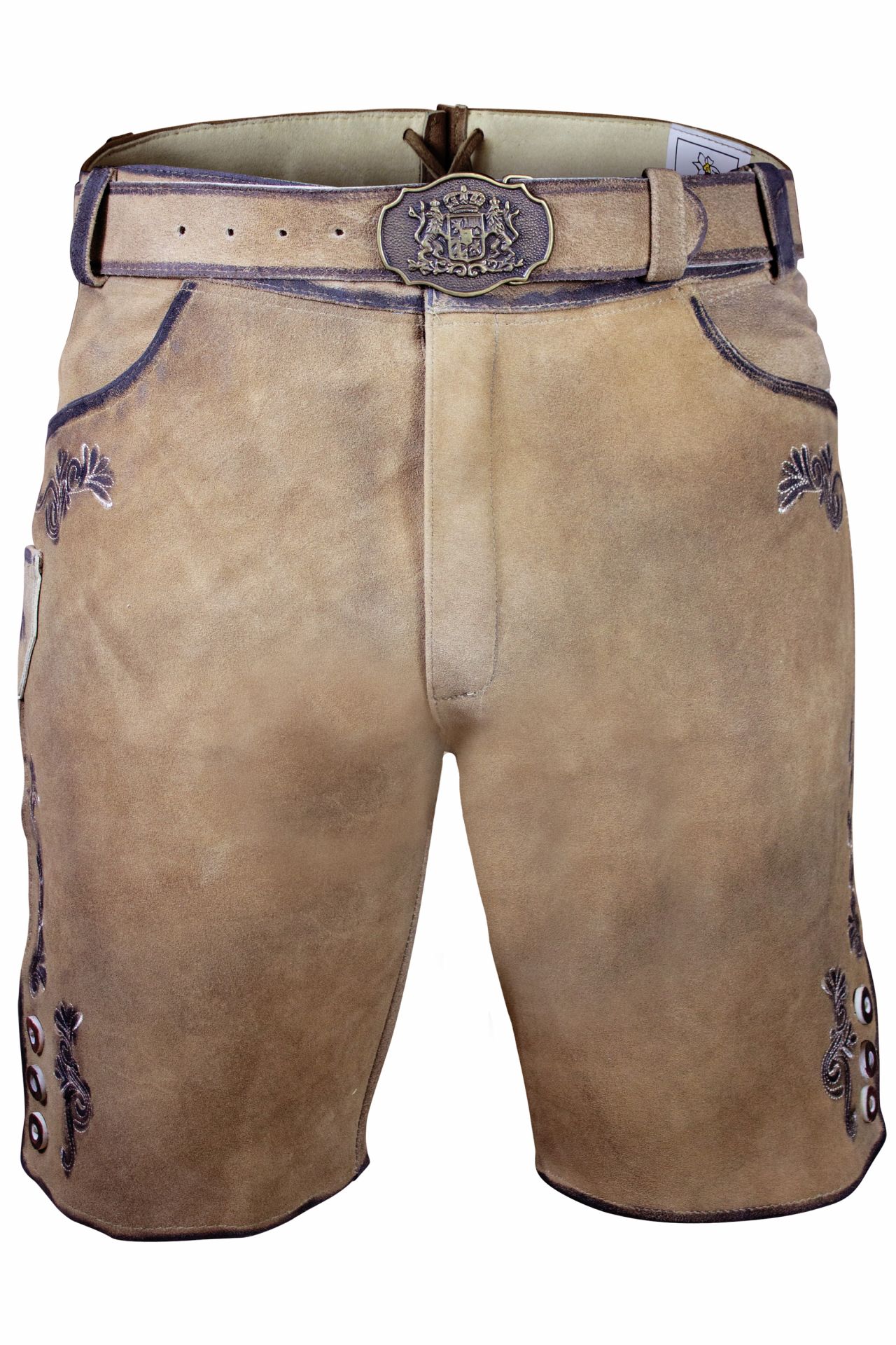 Kurze Wildbock Lederhose Linus - Bild 1