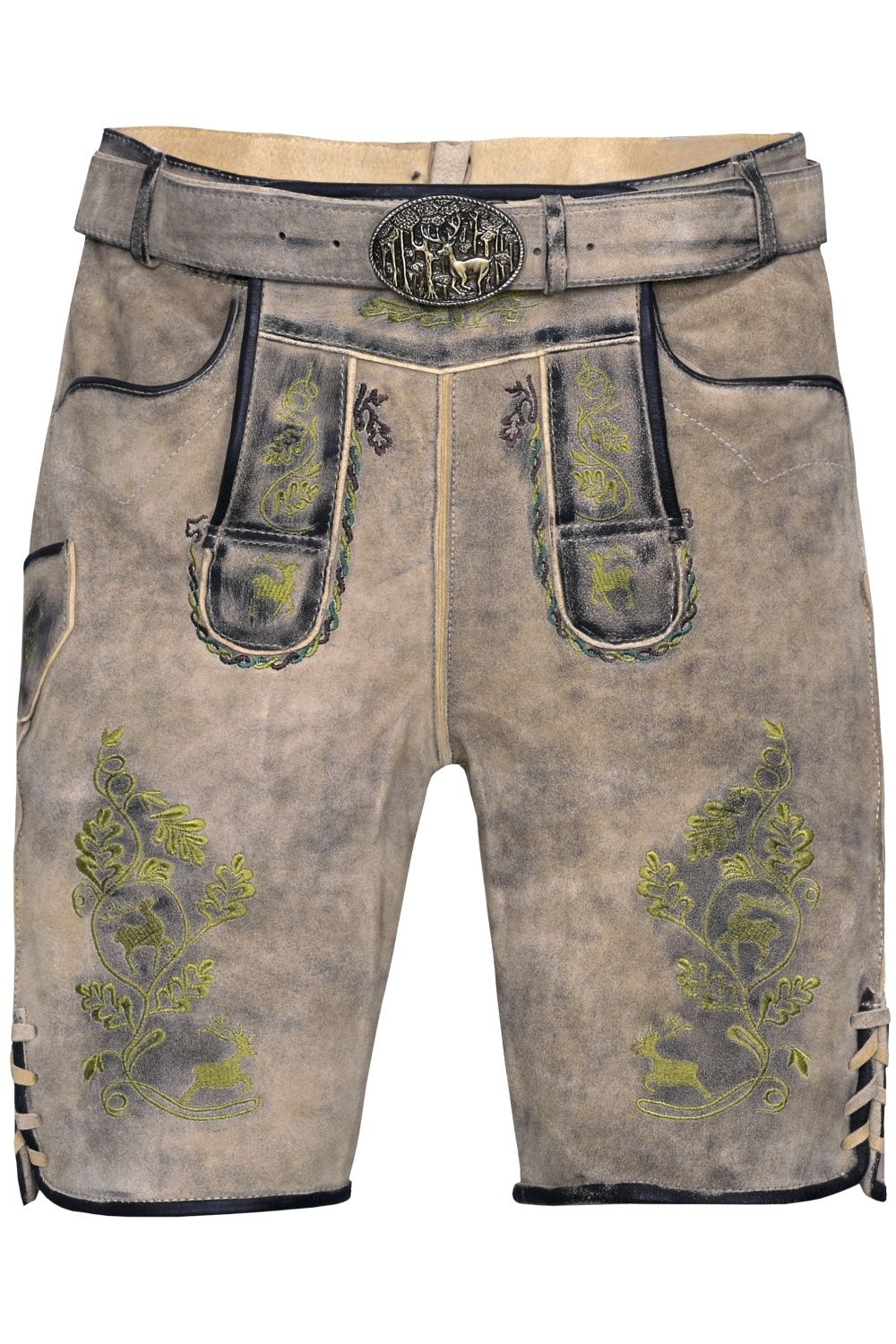 Kurze Wildbock Lederhose Max - Bild 1