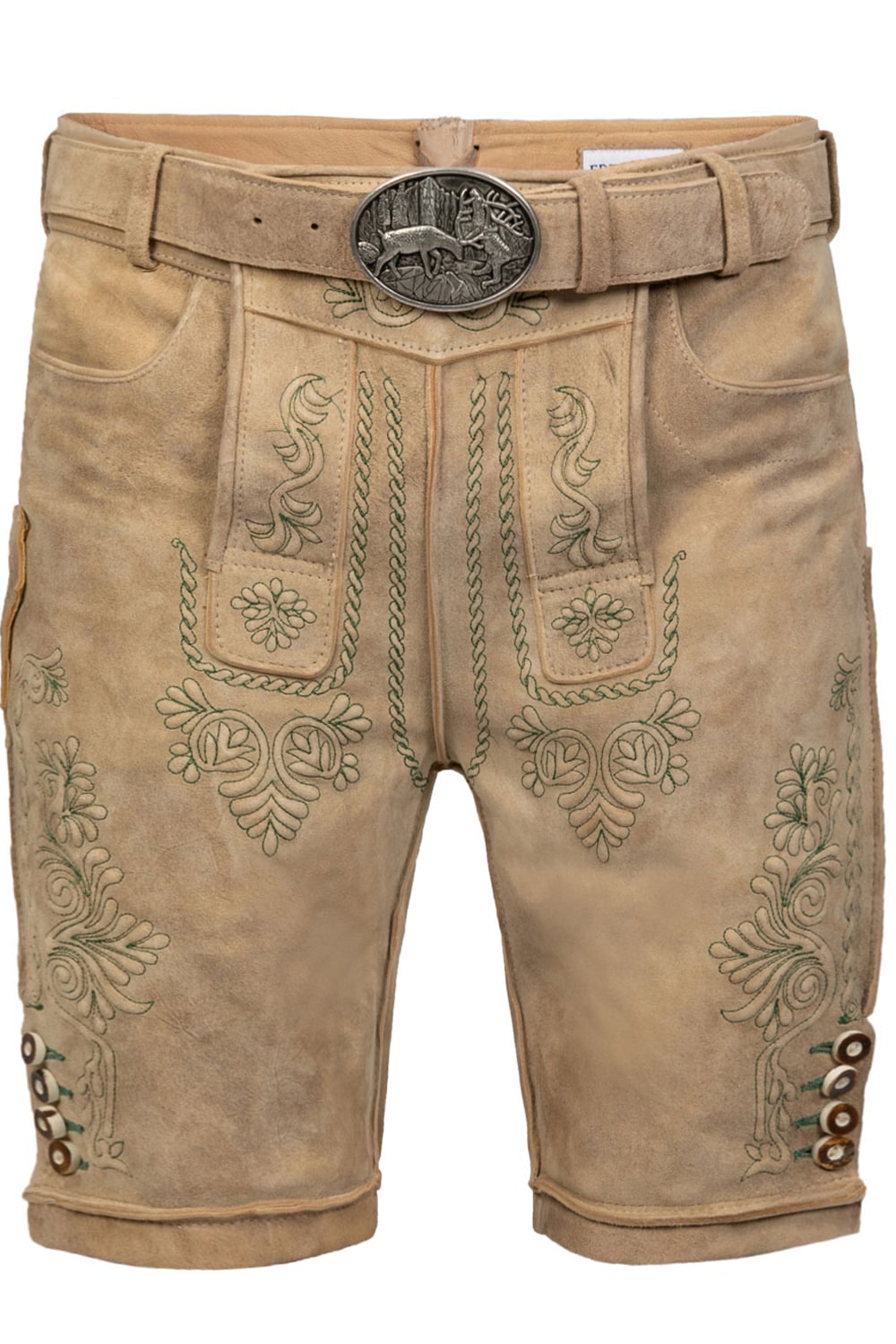 Kurze Wildbock Lederhose Adam - Bild 1