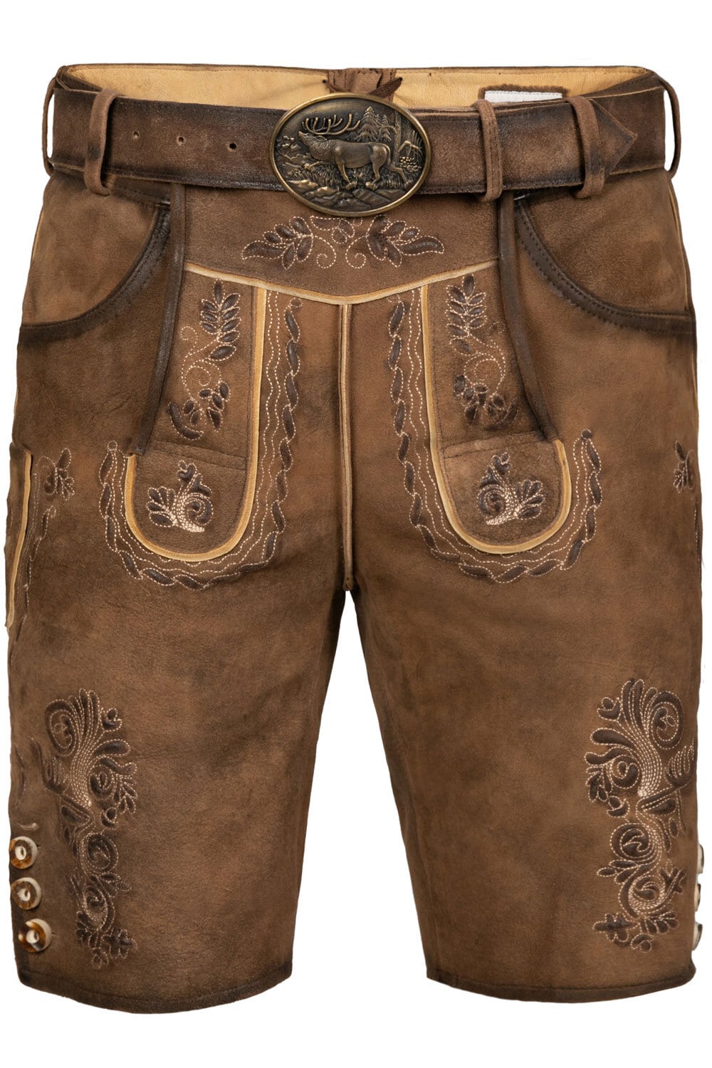 Kurze Wildbock Lederhose Markus - Bild 1