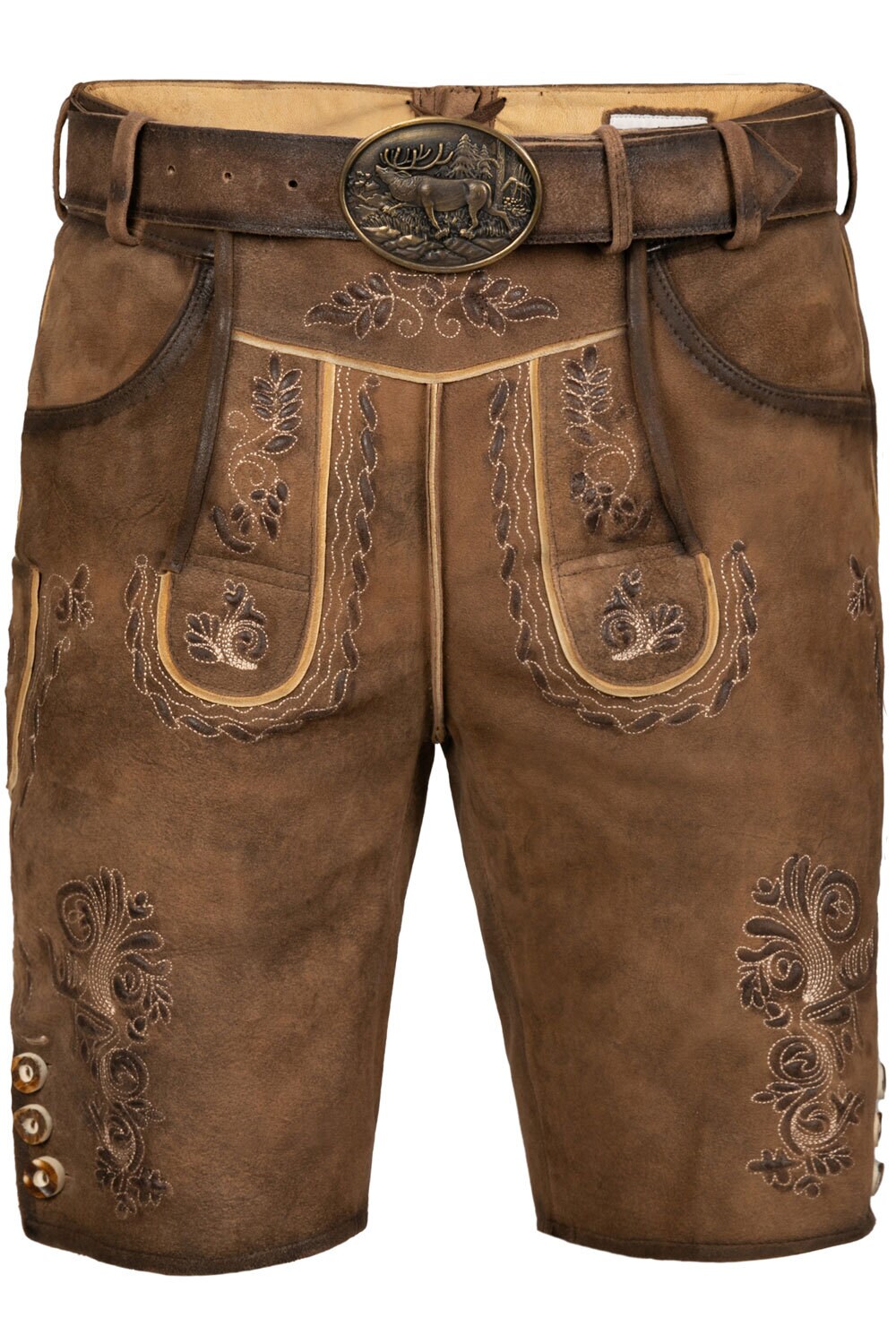 Kurze Wildbock Lederhose Markus