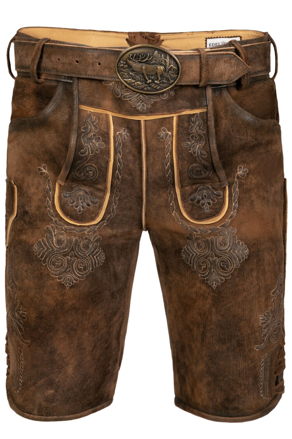 Kurze Wildbock Lederhose Bernd | 04262419964403