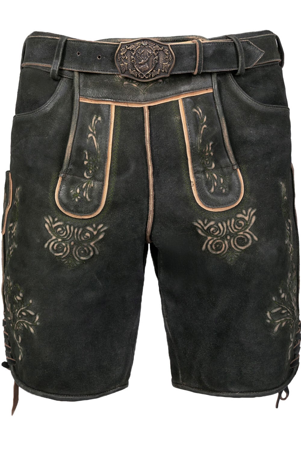 Kurze Wildbock Lederhose Friedl - Bild 1