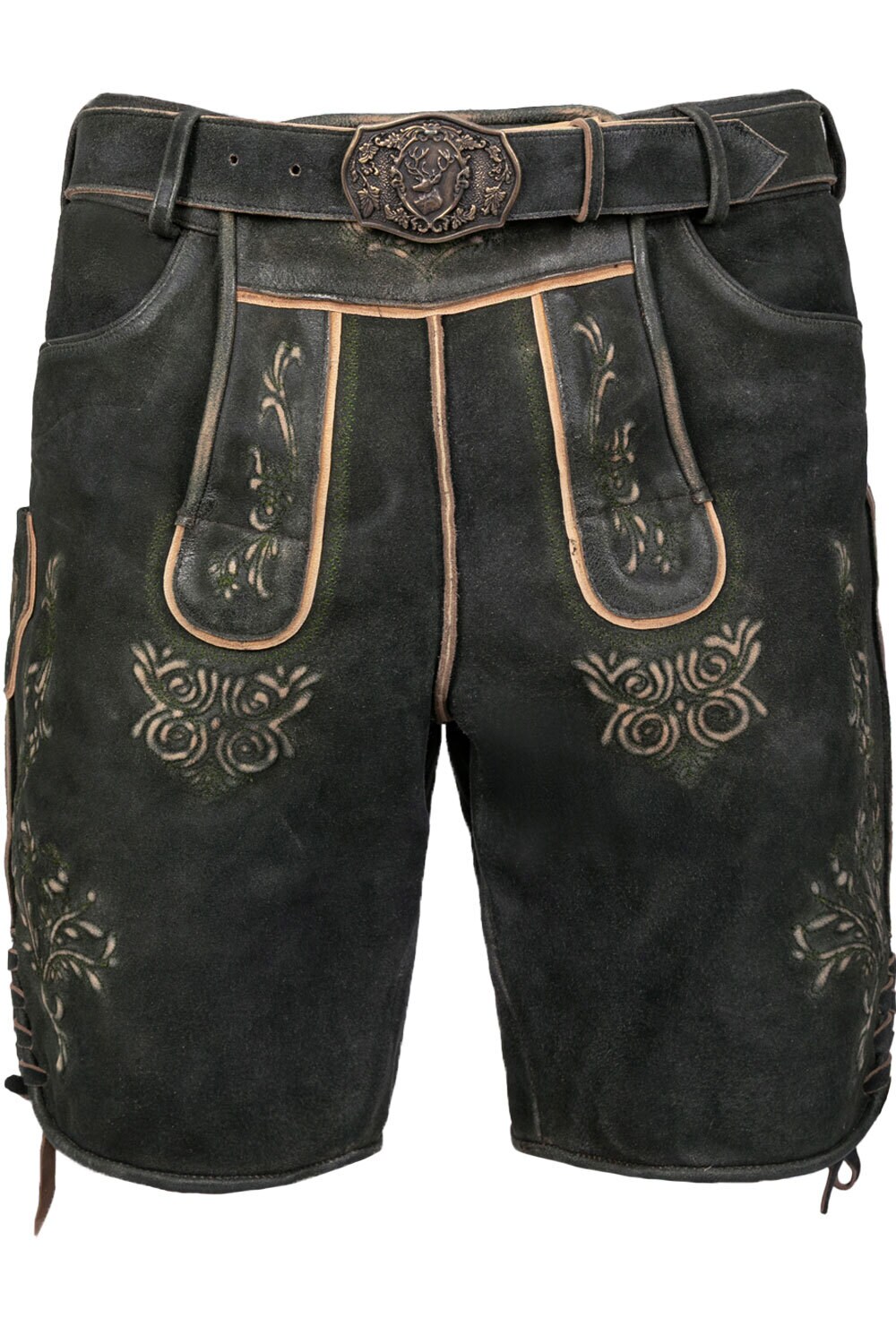 Kurze Wildbock Lederhose Friedl