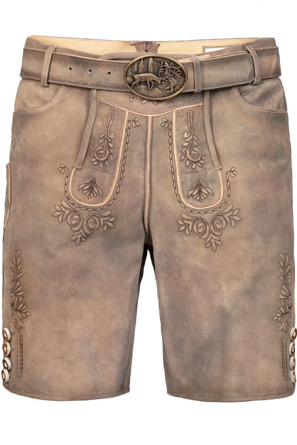 Kurze Wildbock Lederhose Lukas