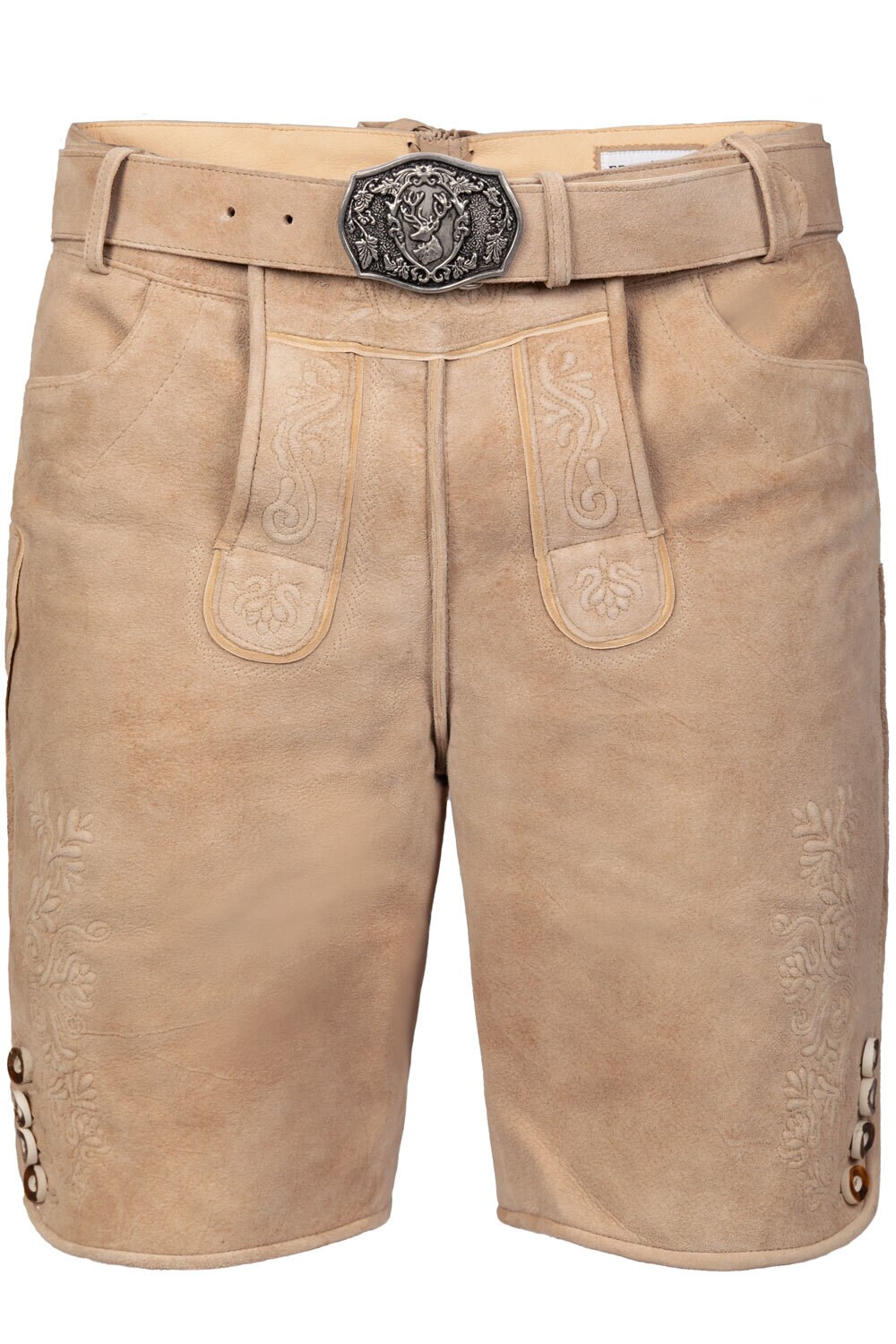 Kurze Wildbock Lederhose Balthasar - Bild 1