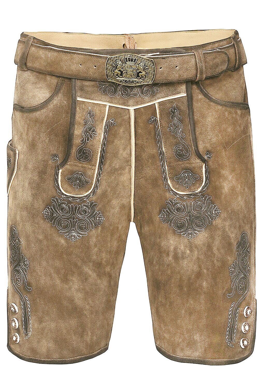 Kurze Wildbock Lederhose Vincent