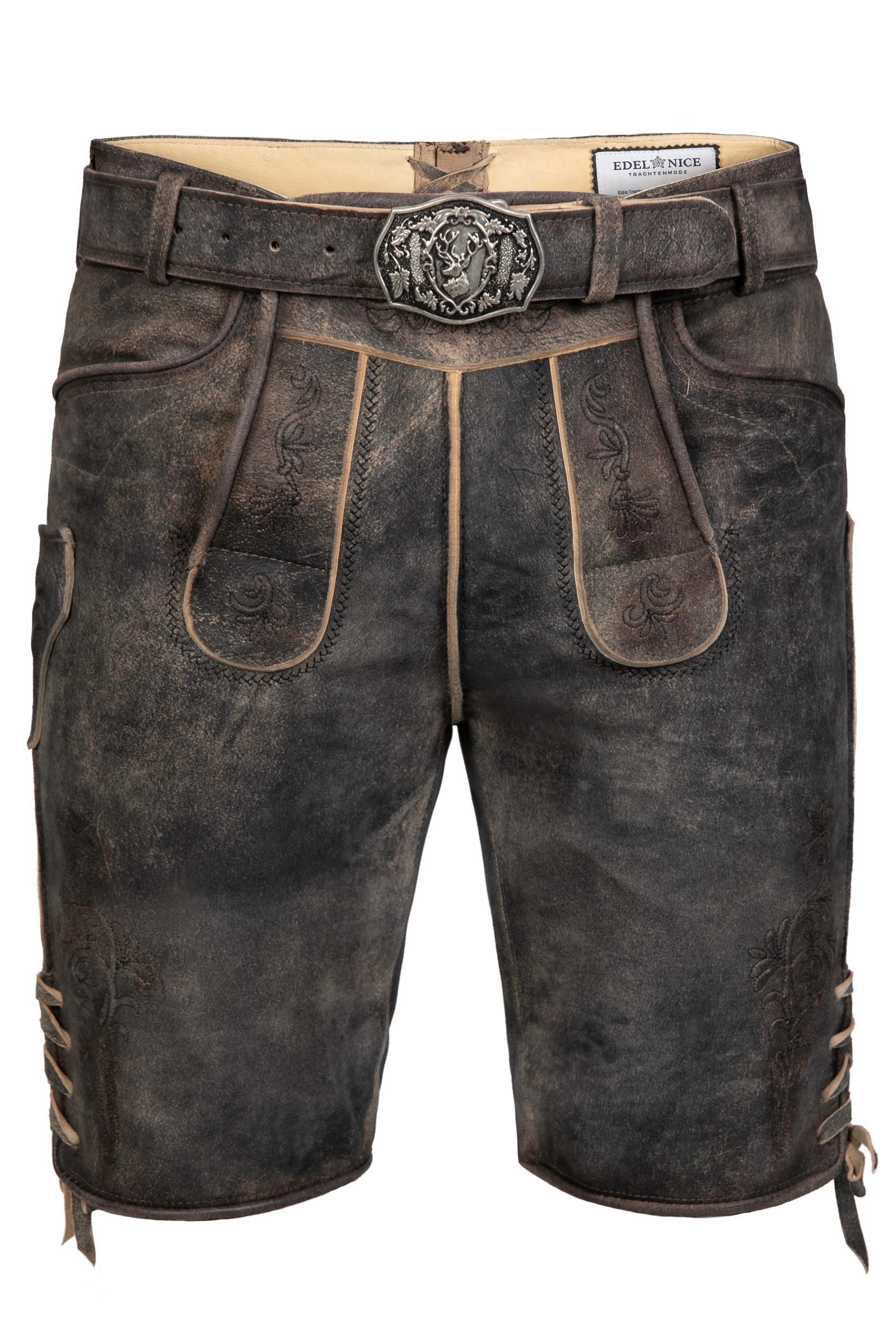 Kurze Wildbock Lederhose Tom - Bild 1