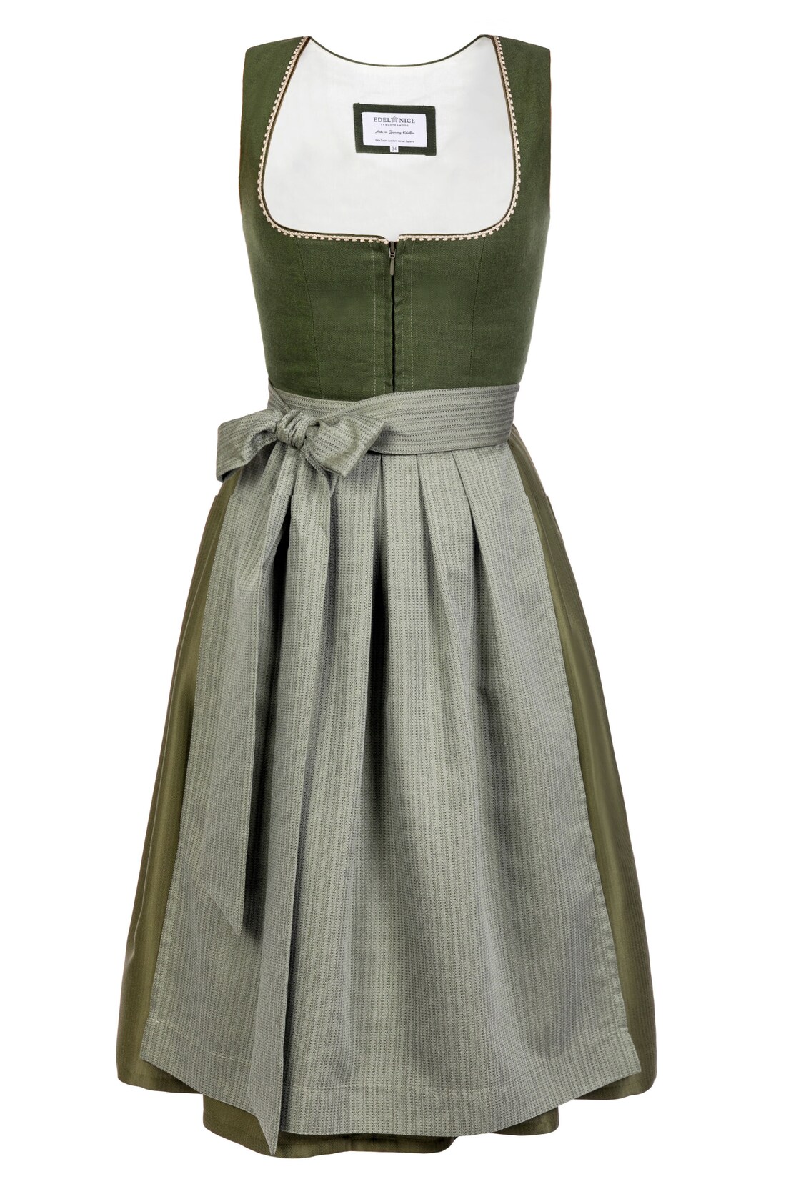 Midi Dirndl Anni Leinen | 04262419967688
