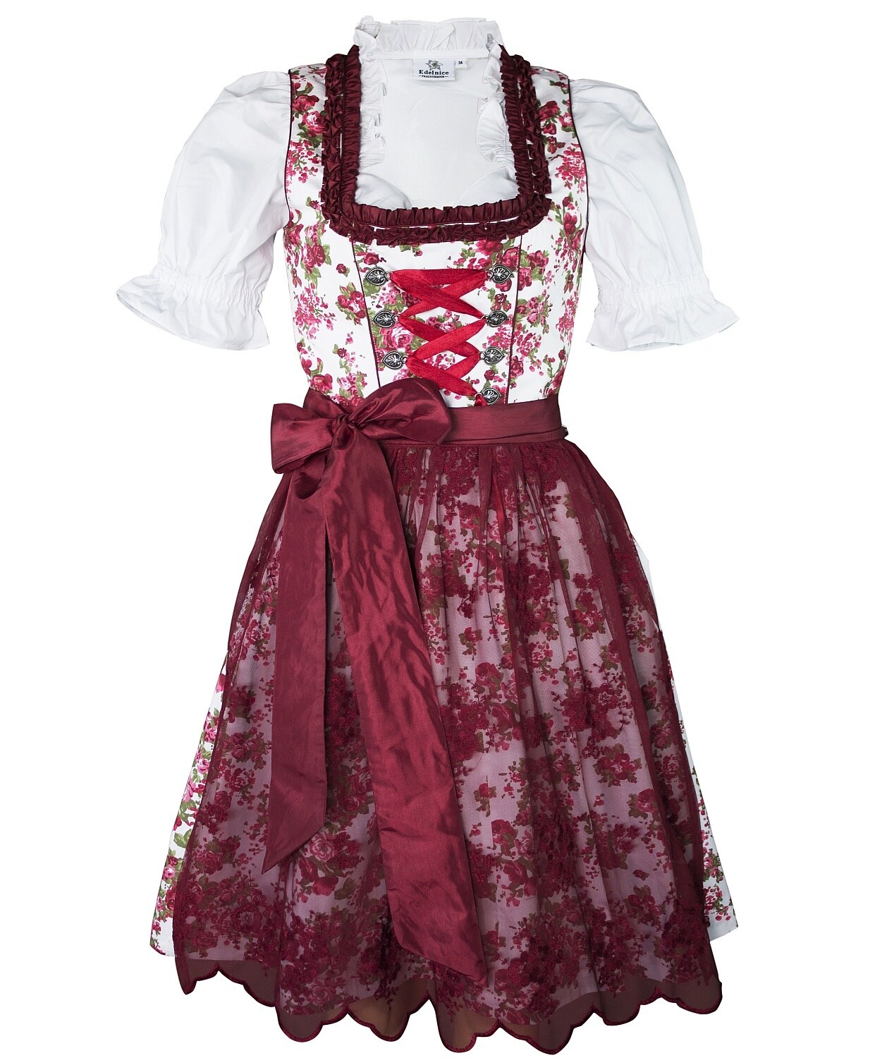 Midi Dirndl 2-teilig Estefania Blumen - Bild 1