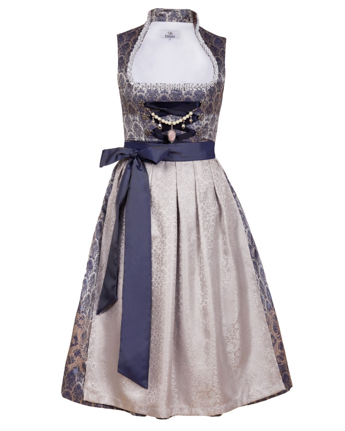 Midi Dirndl 2-teilig Marianna Stehkragen