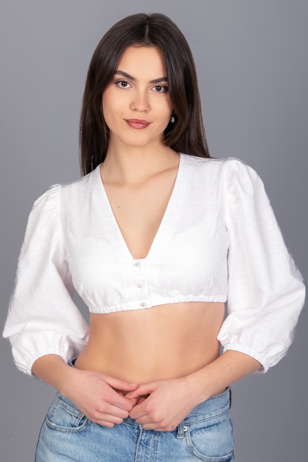 Dirndlbluse Mariella - Bild 1