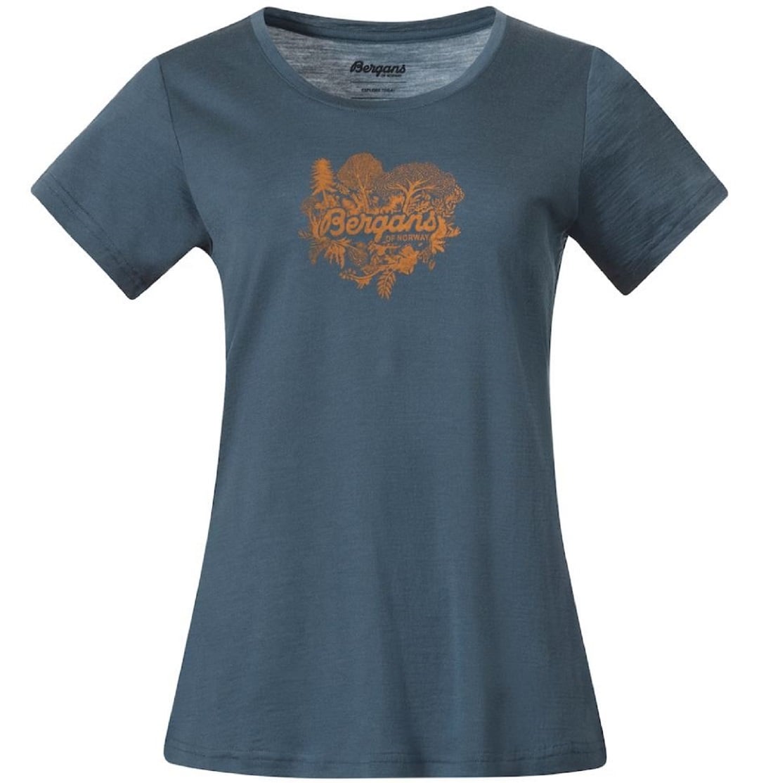 Bergans Graphic Wool Damen T-Shirt - Bild 1