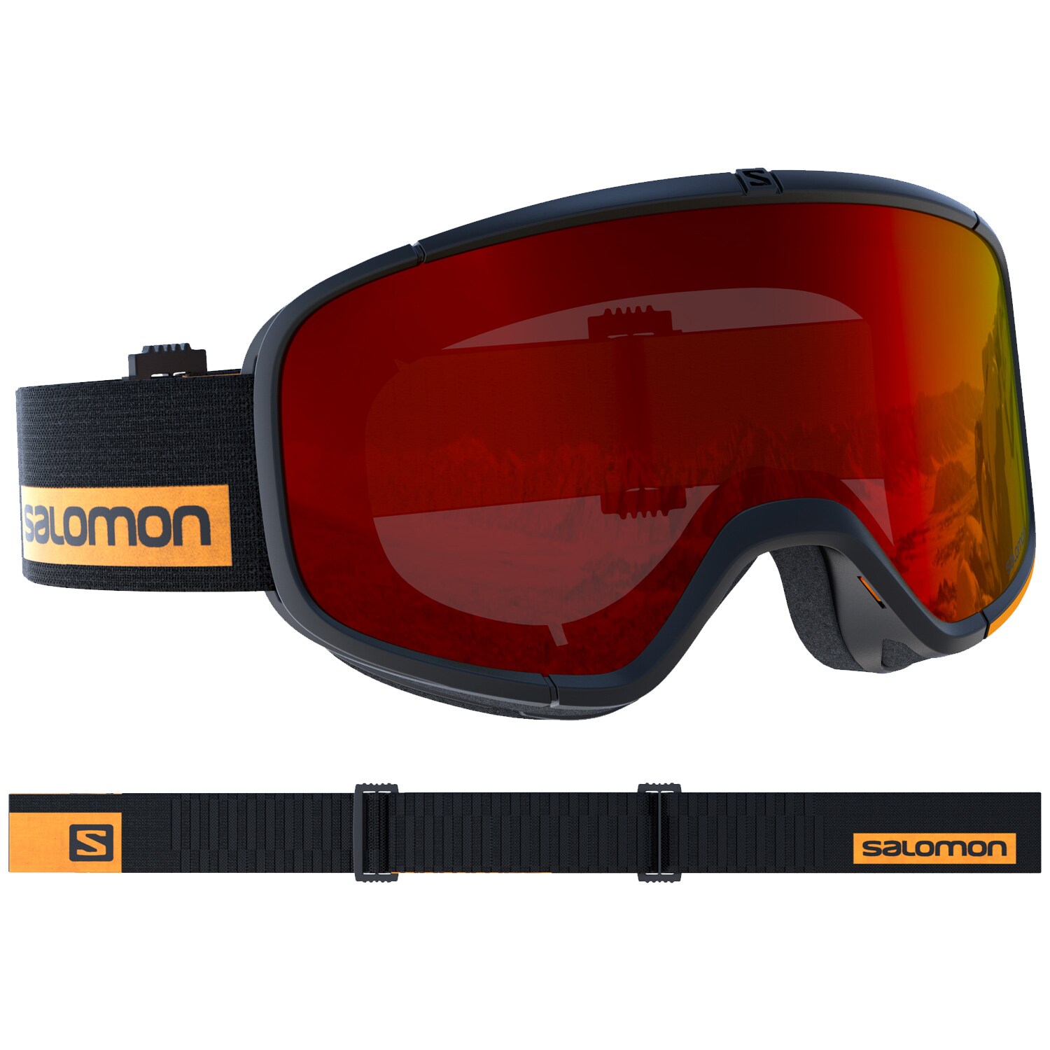Salomon Four Seven BK-Turmer Herren Skibrille | 00889645321363