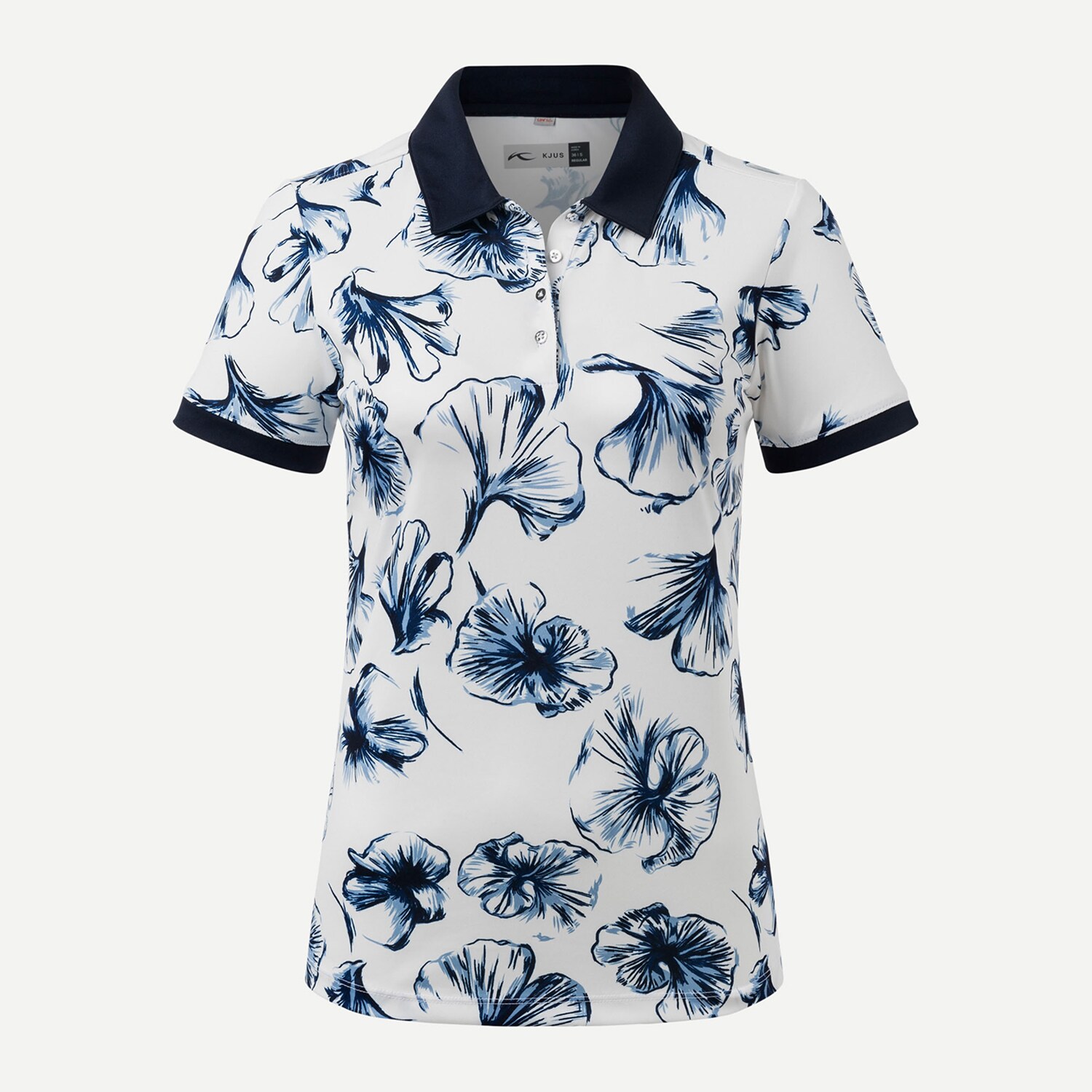 Kjus Enya Printed S/S Damen Poloshirt | 07613377255381