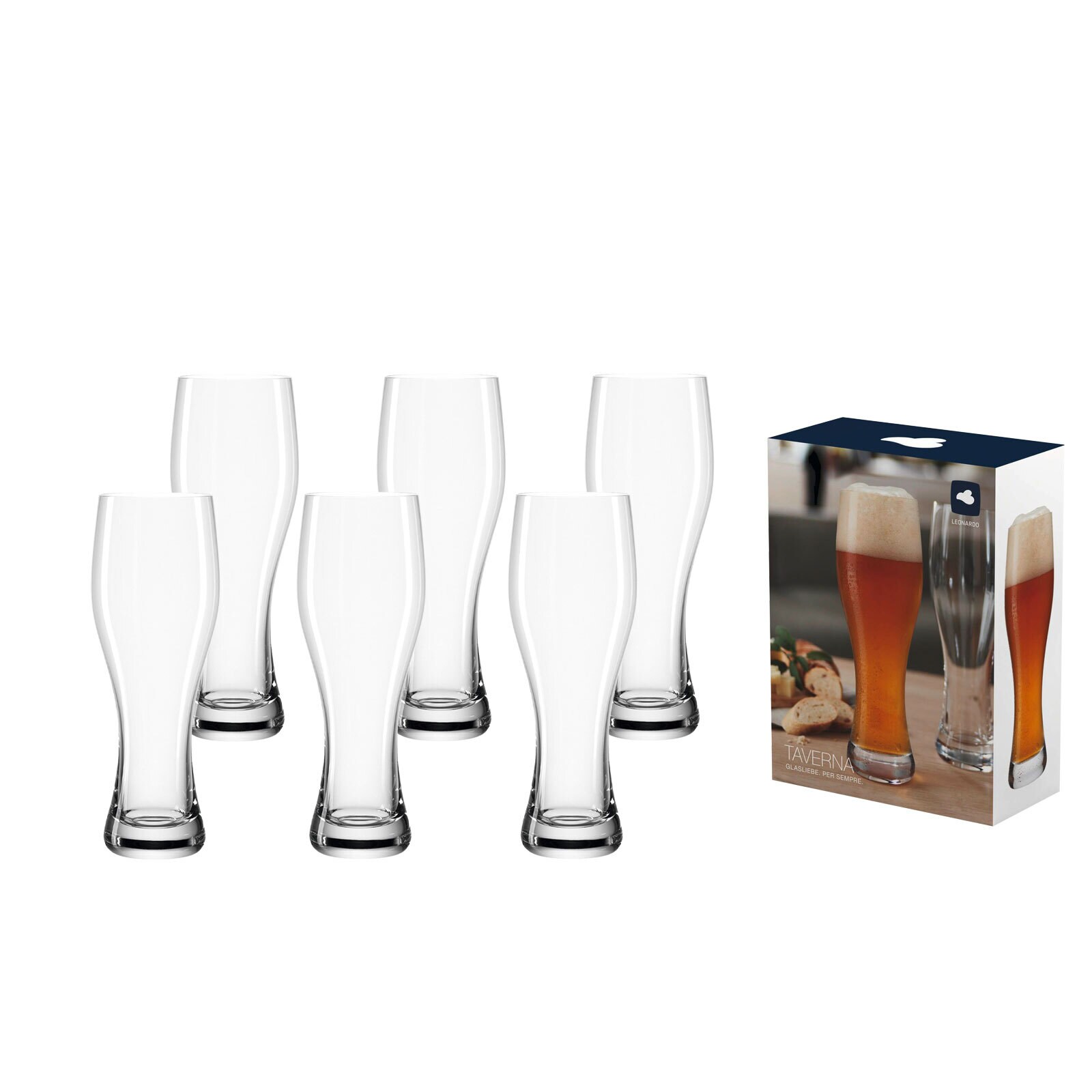 Leonardo Weizenbiergl&auml;ser Taverna 330 ml 6er Set - Bild 1