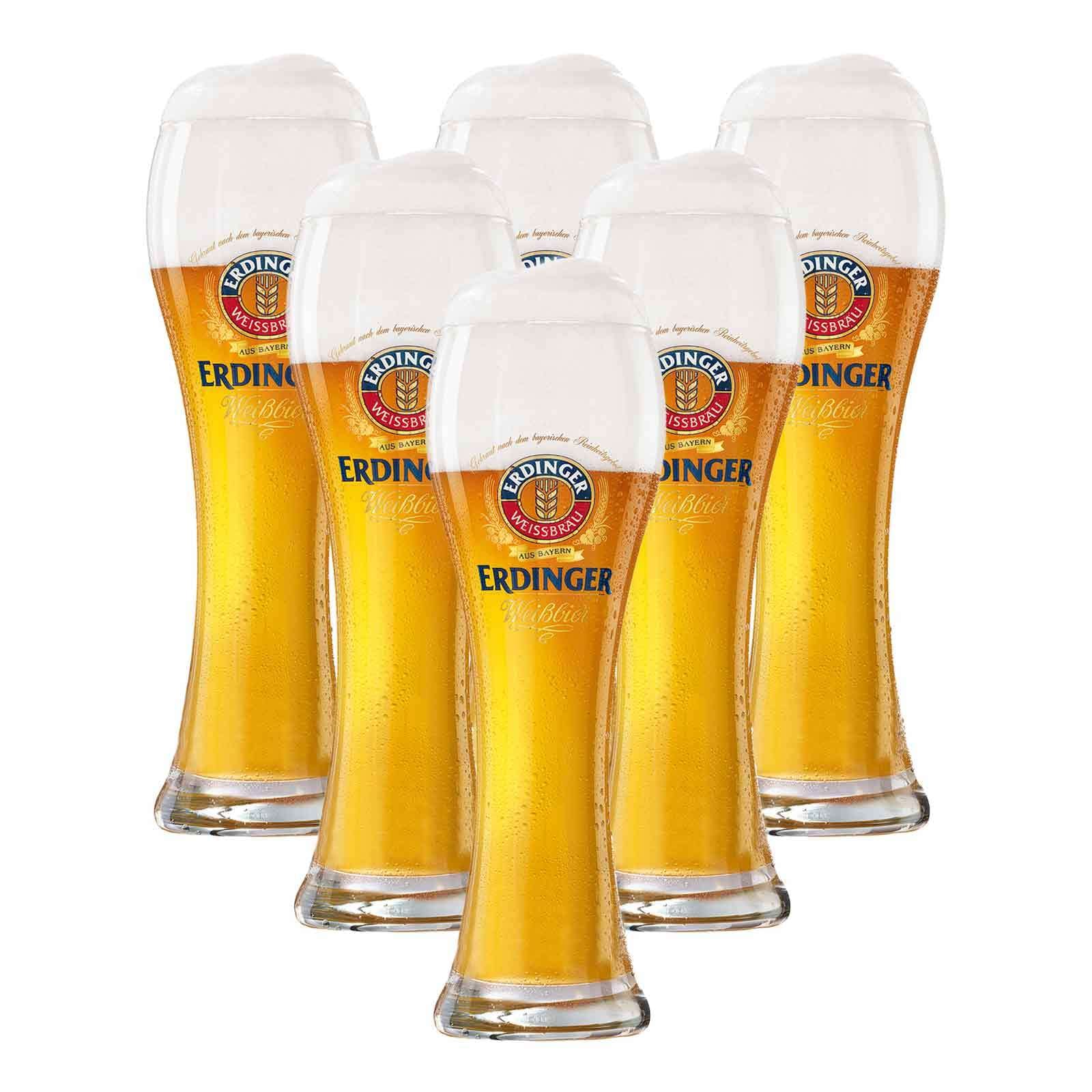 Ritzenhoff & Breker Weizenbiergläser Erdinger 500 ml 6er Set
