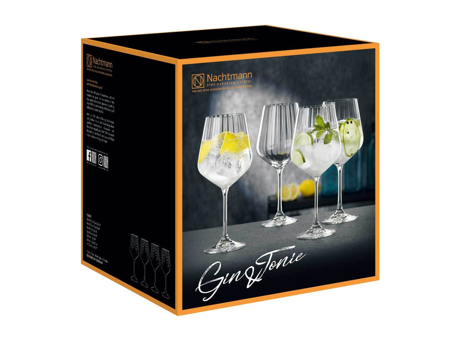 Nachtmann Cocktailgl&auml;ser Gin Tonic 640 ml 4er Set - Bild 1