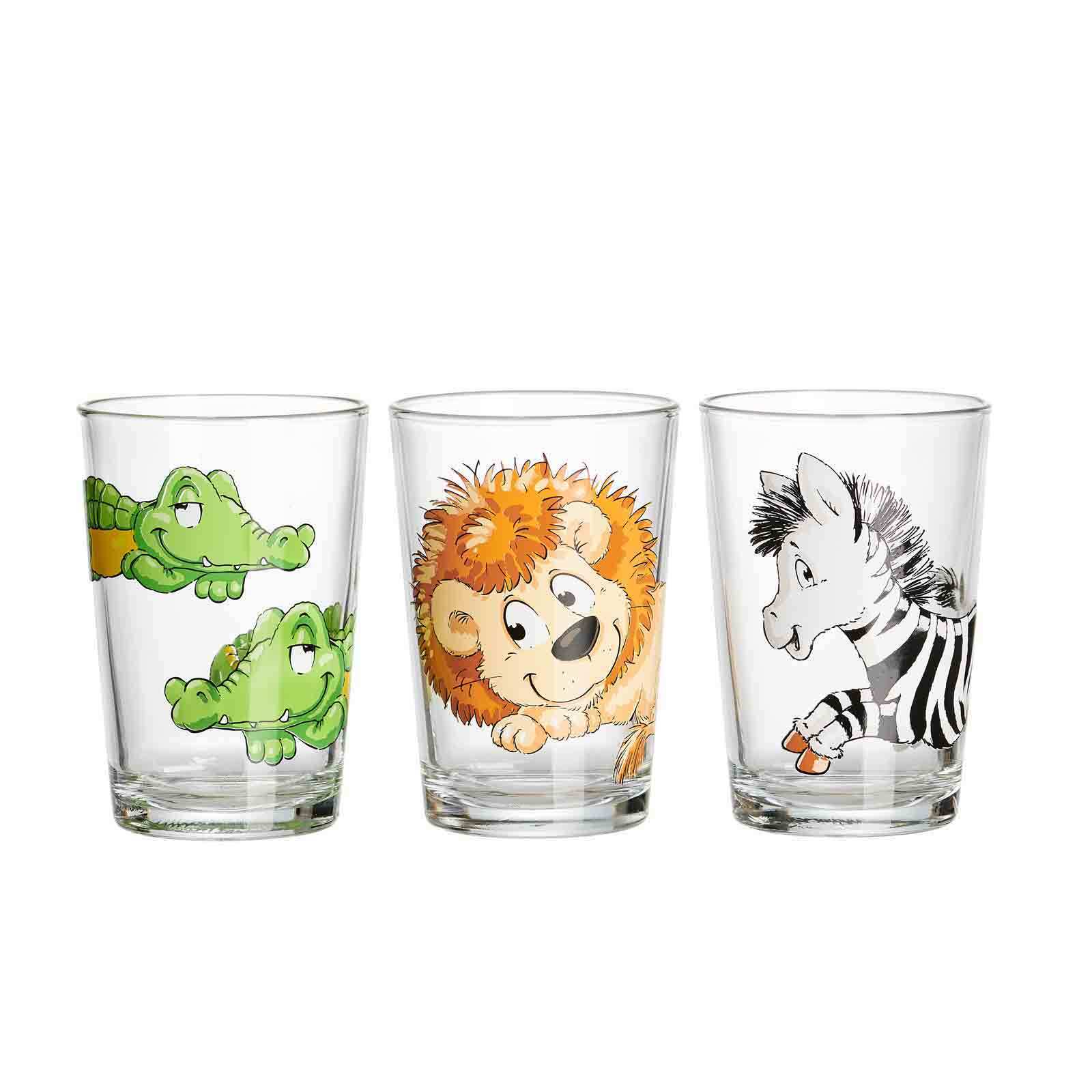 Ritzenhoff & Breker Kindergl&auml;ser Happy Zoo 205 ml 3er Set - Bild 1