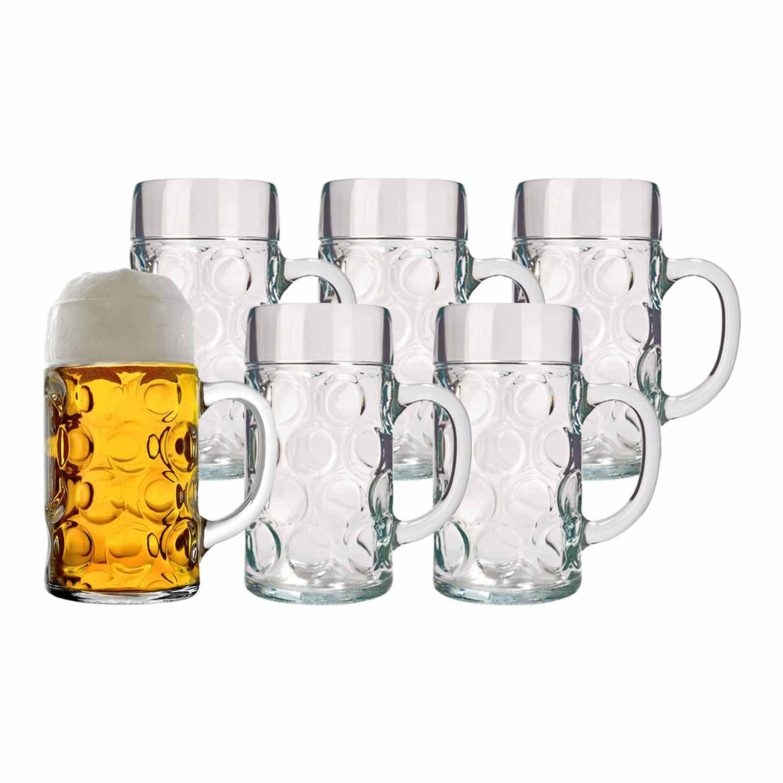 Stölzle Lausitz Maßkrüge Isar 1000 ml 6er Set
