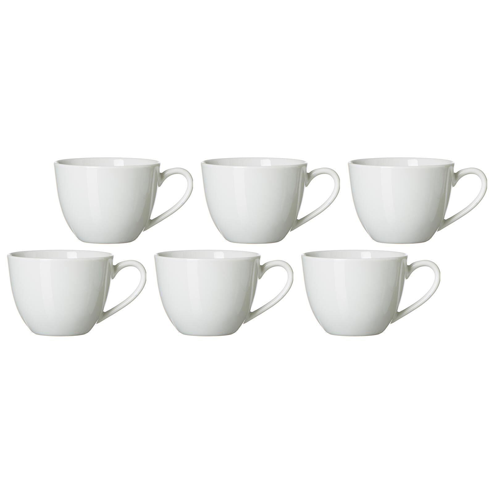 Ritzenhoff & Breker Kaffeetassen Bianco 430 ml 6er Set - Bild 1