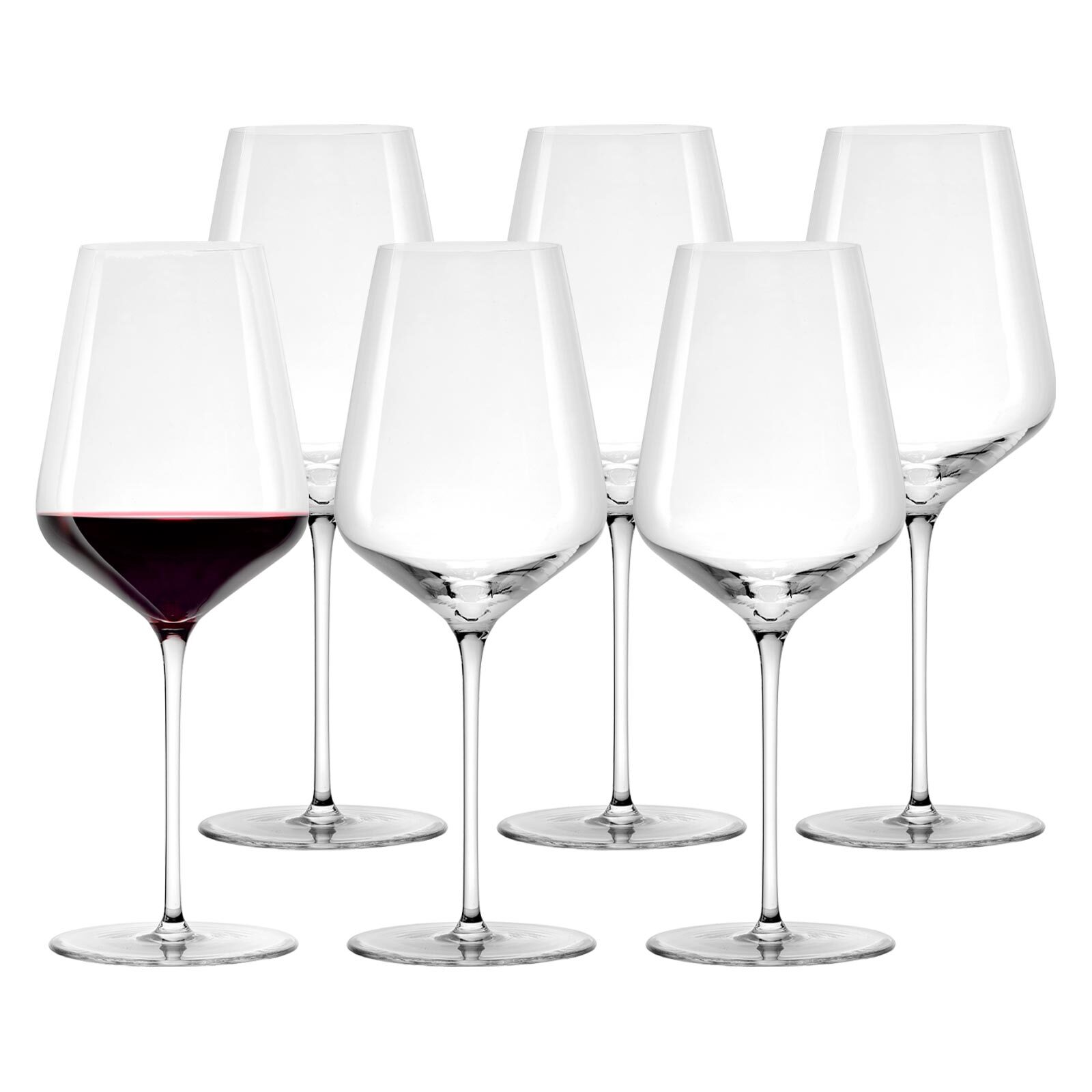St&ouml;lzle Lausitz Bordeauxgl&auml;ser Starlight 675 ml 6er Set - Bild 1