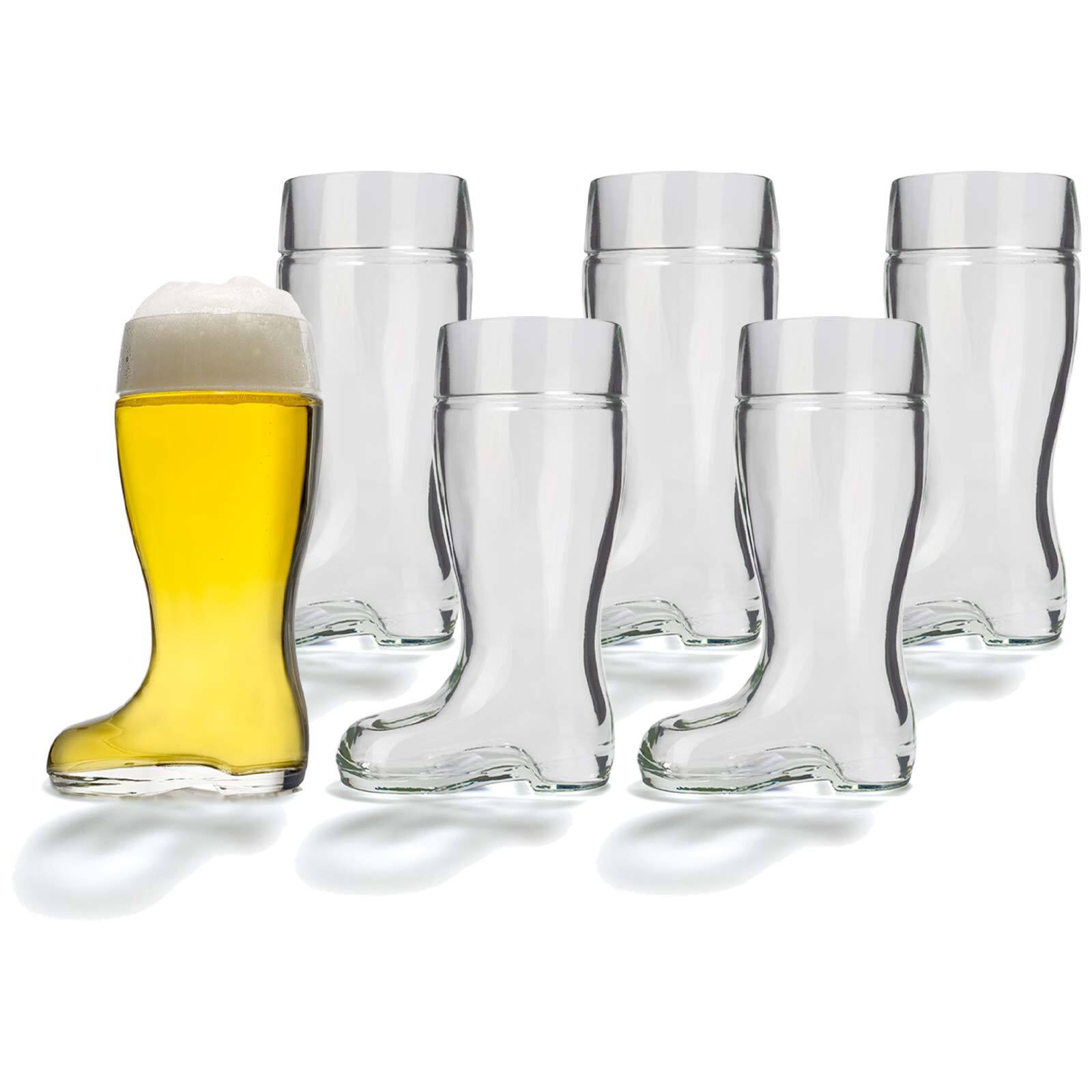 St&ouml;lzle Lausitz Biergl&auml;ser Stiefel 1000 ml 6er Set - Bild 1
