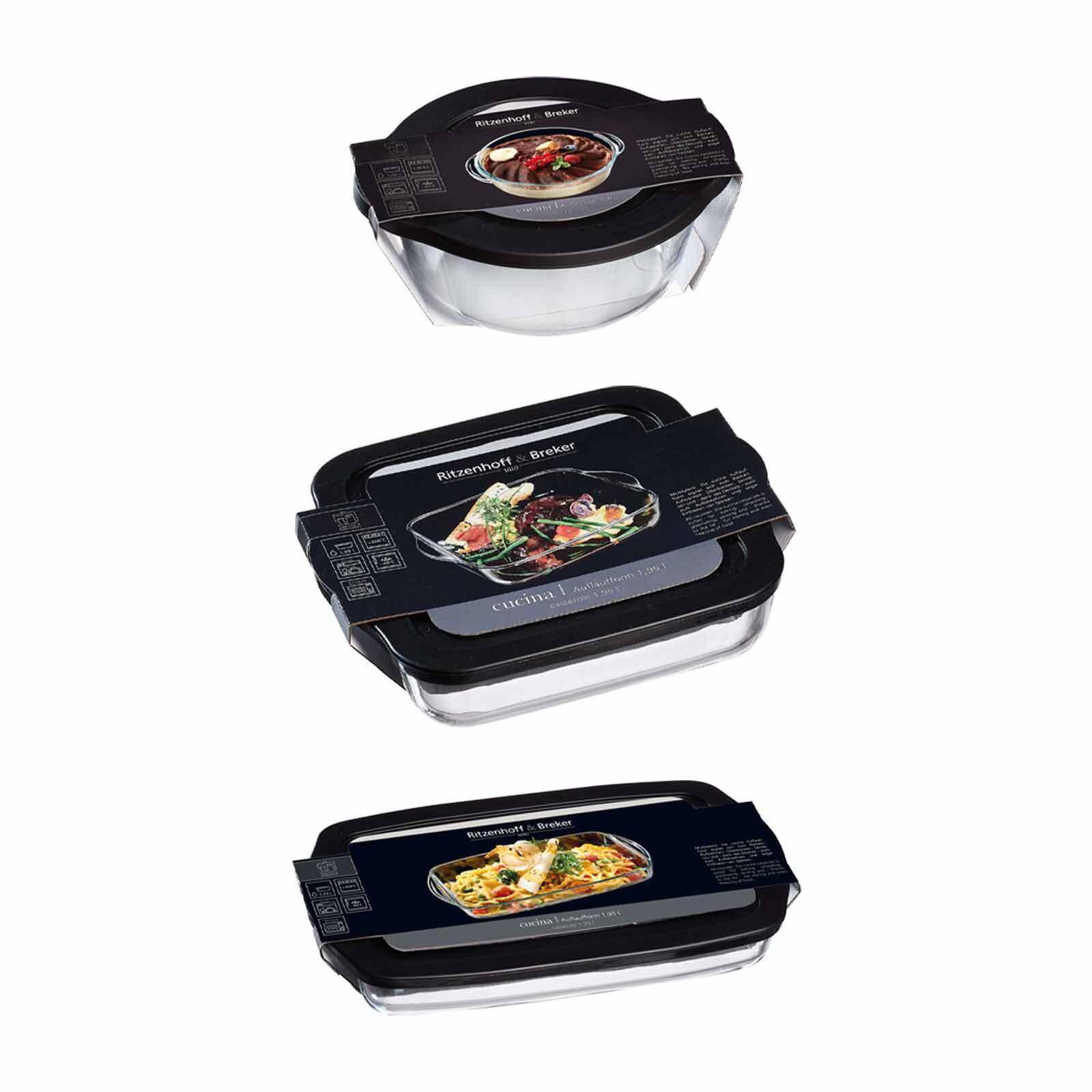 Ritzenhoff & Breker Auflaufformen Cucina 3er Set - Bild 1