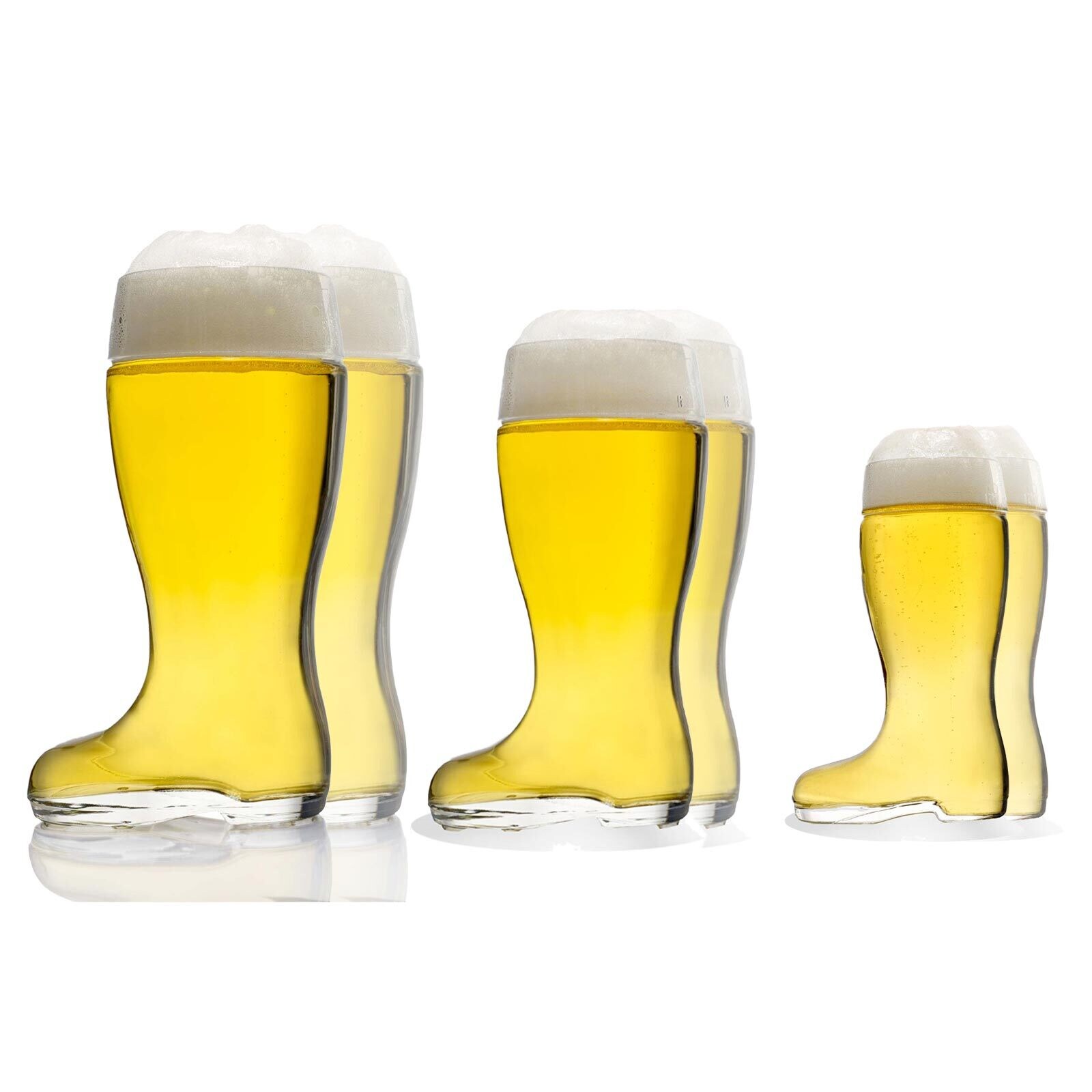 Stölzle Lausitz Biergläser Stiefel 6er Set