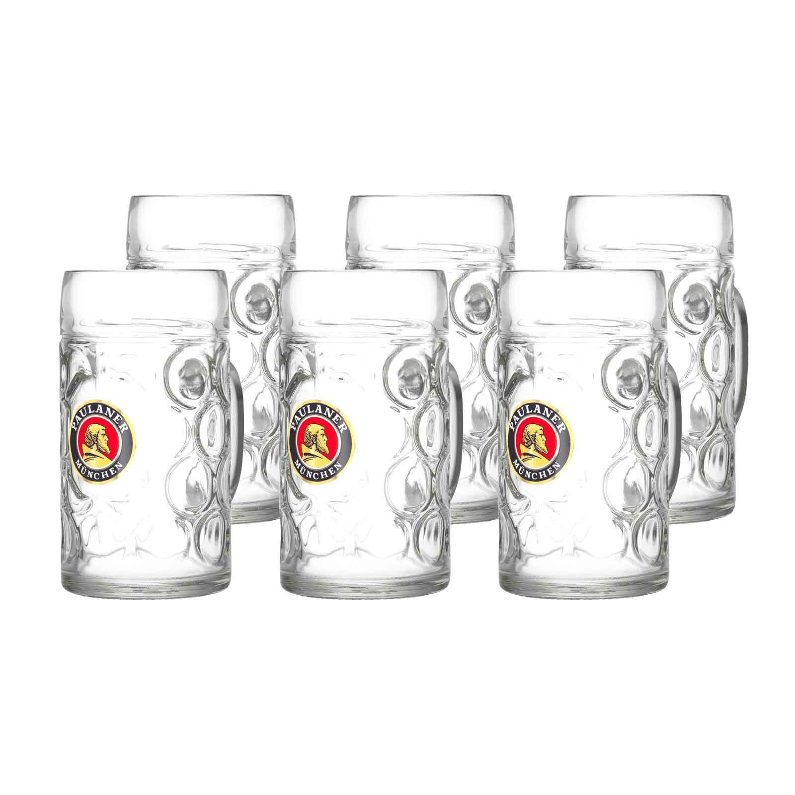 Ritzenhoff & Breker Bierkrug Paulaner 1000 ml 6er Set - Bild 1
