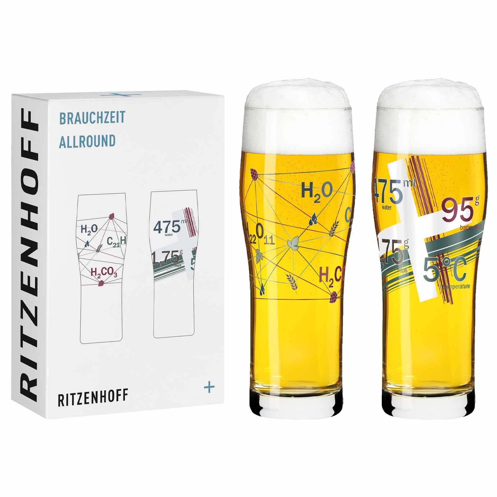 Ritzenhoff Allroundglas Brauchzeit 630 ml 2er Set - Bild 1