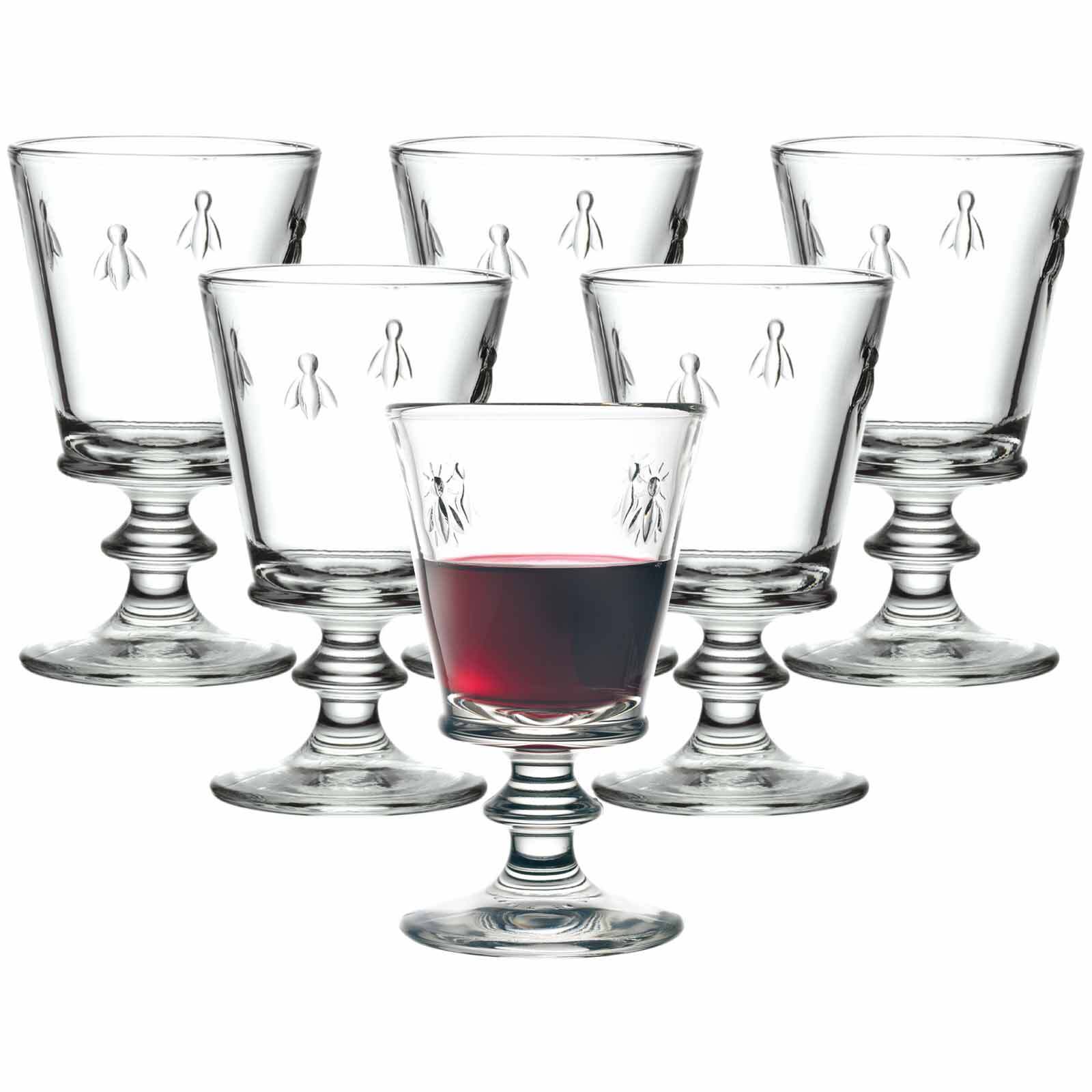 La Roch&eacute;re Rotweingl&auml;ser Biene Abeille 350 ml 6er Set - Bild 1