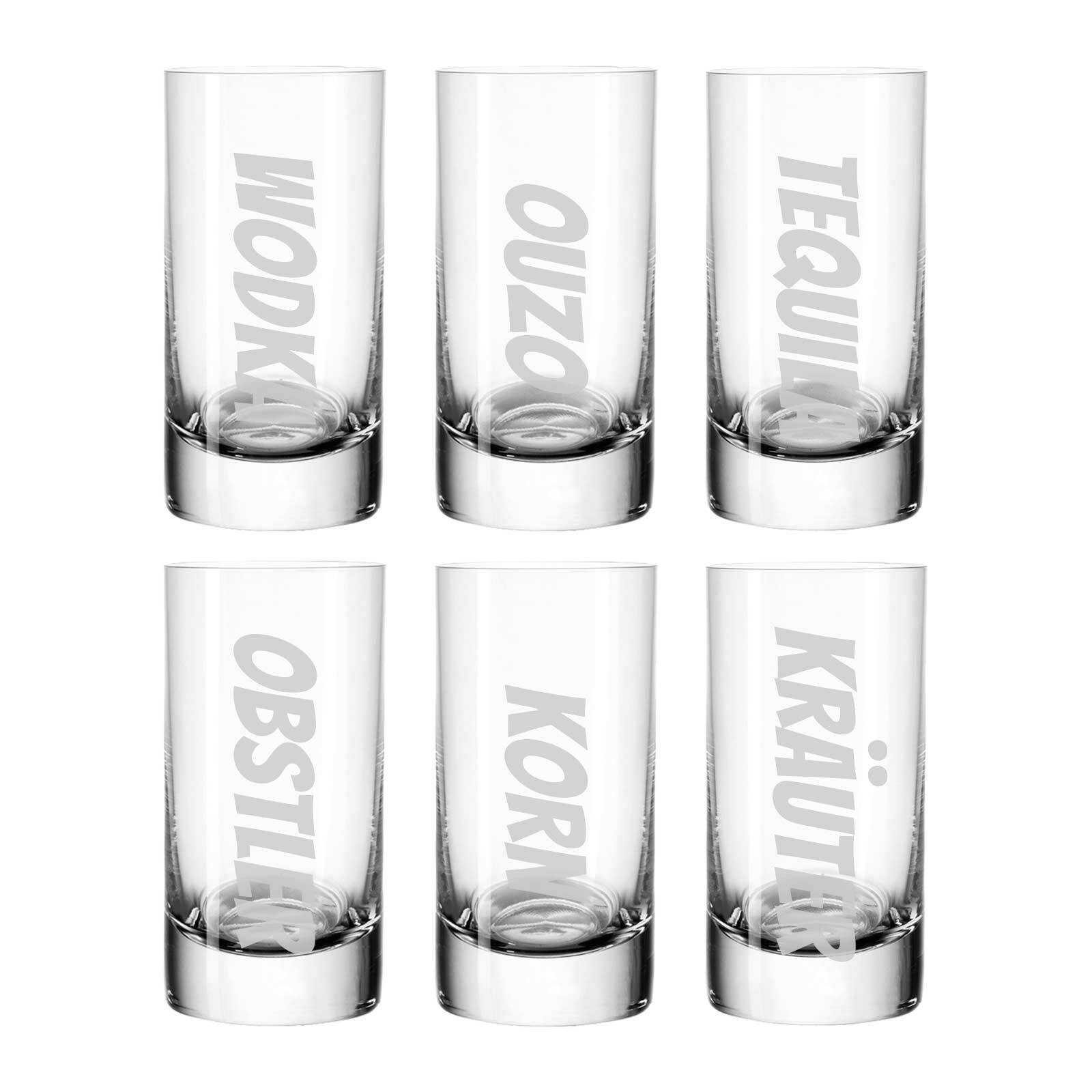 LUXENTU Stamper Schnaps-Ensemble 55 ml 6er Set - Bild 1