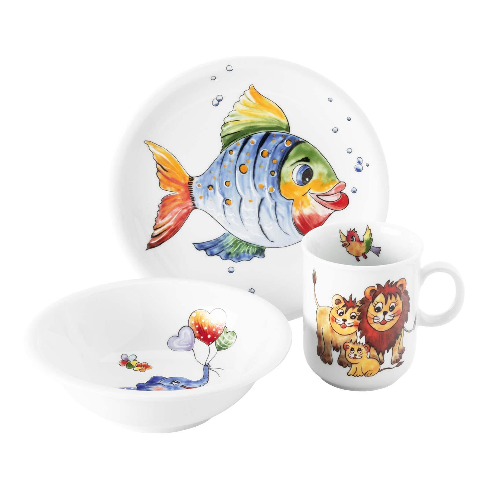 Seltmann Weiden Kindergeschirr Set Compact Bunte Tierwelt - Bild 1