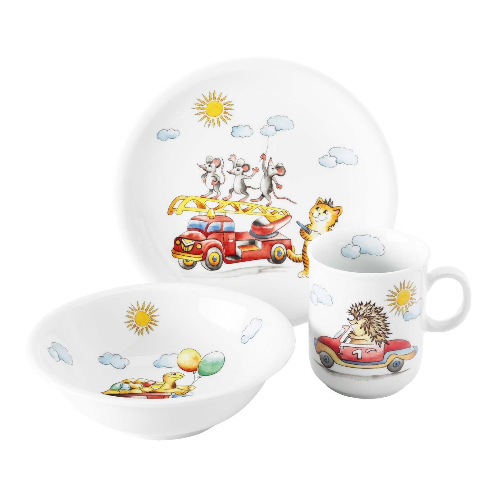 Seltmann Weiden Kindergeschirr Set Compact Flinke Flitzer - Bild 1