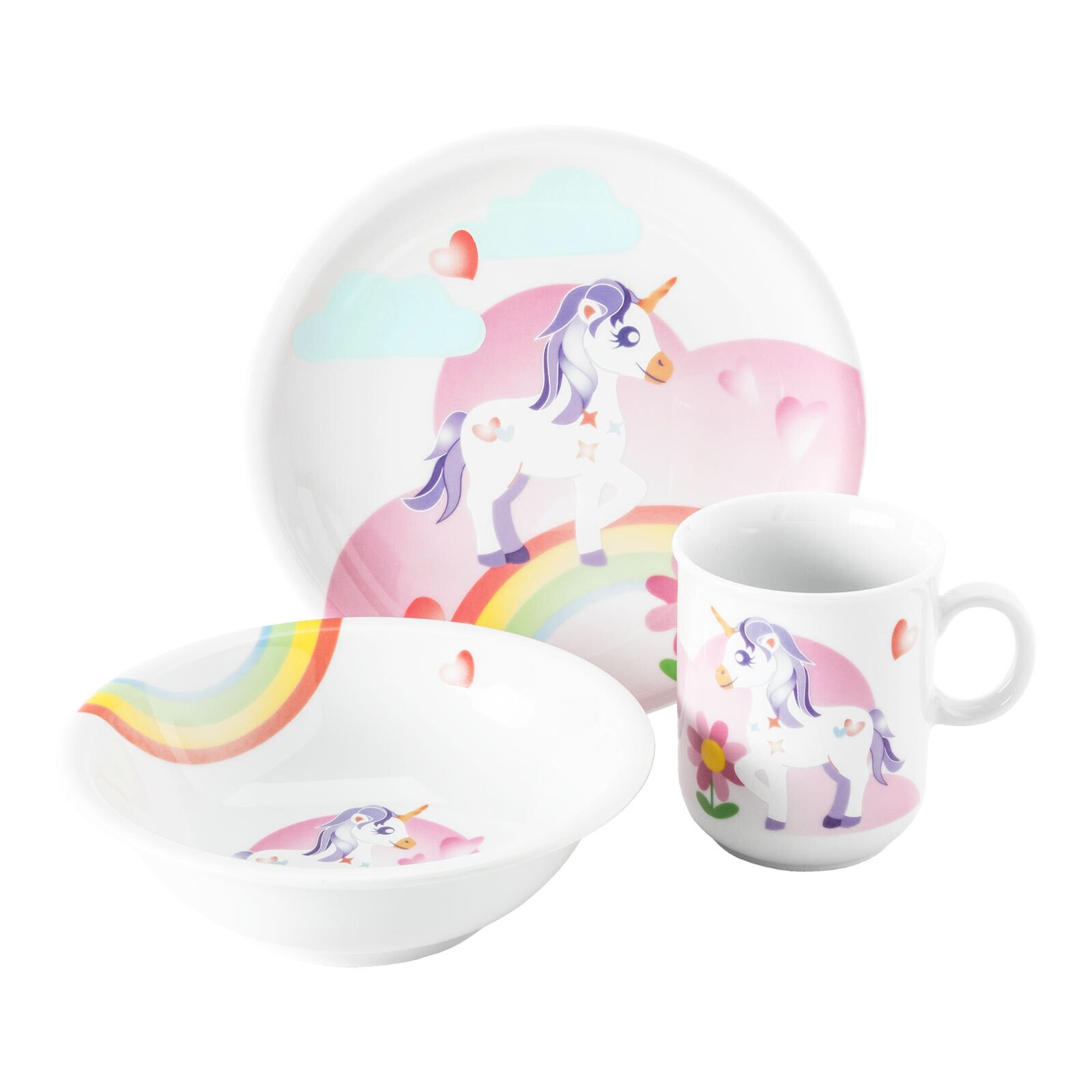 Seltmann Weiden Kindergeschirr Set Compact Mein kleines Einhorn - Bild 1