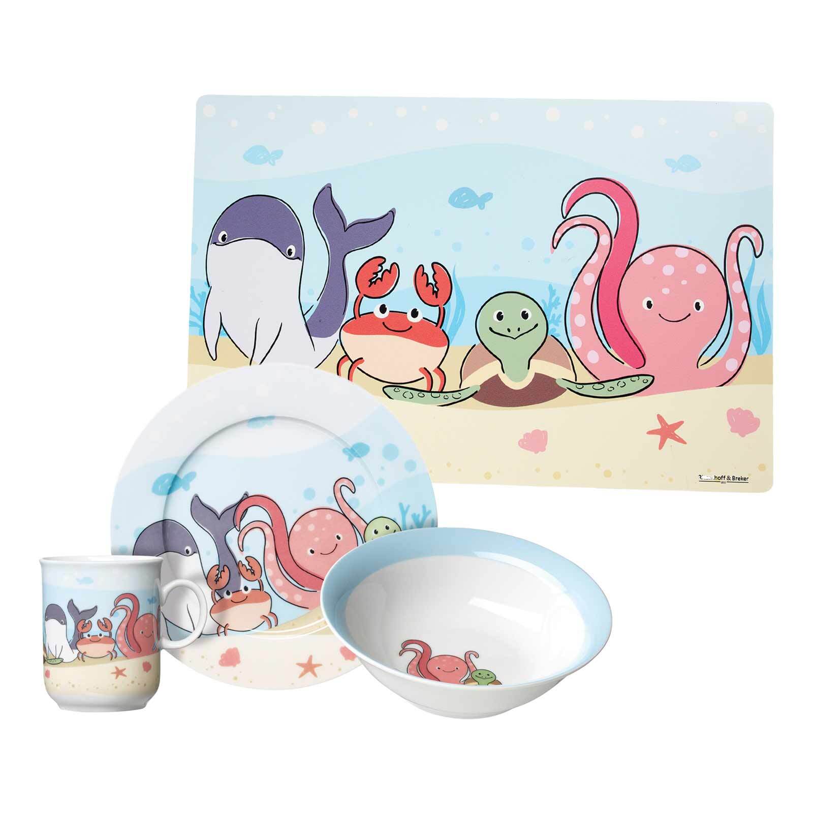 Ritzenhoff & Breker Kindergeschirr mit Platzset Unterwasserwelt - Bild 1