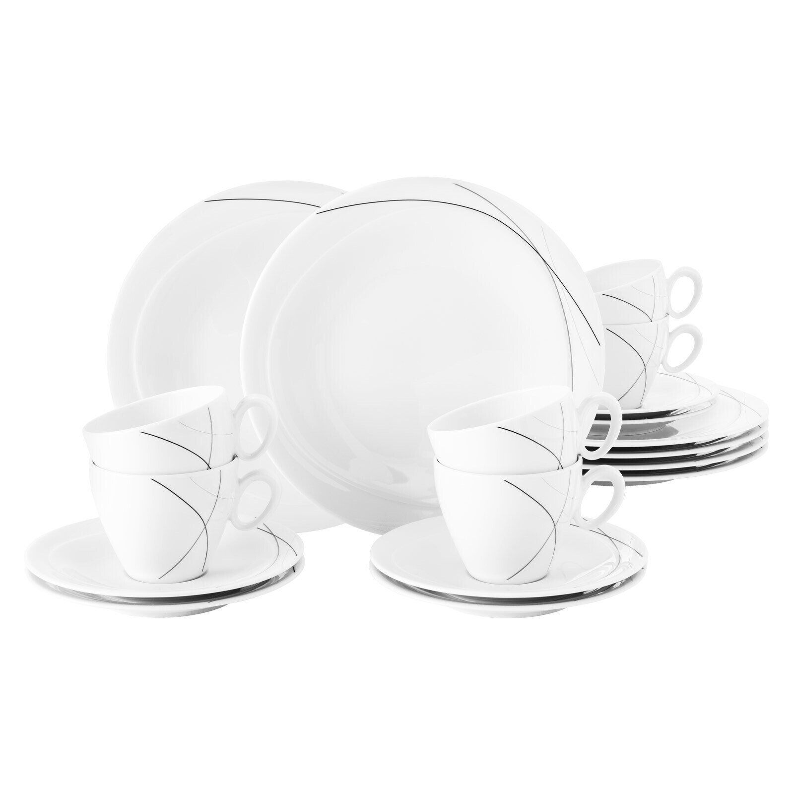 Seltmann Weiden Kaffeeservice Trio Highline 18-tlg.