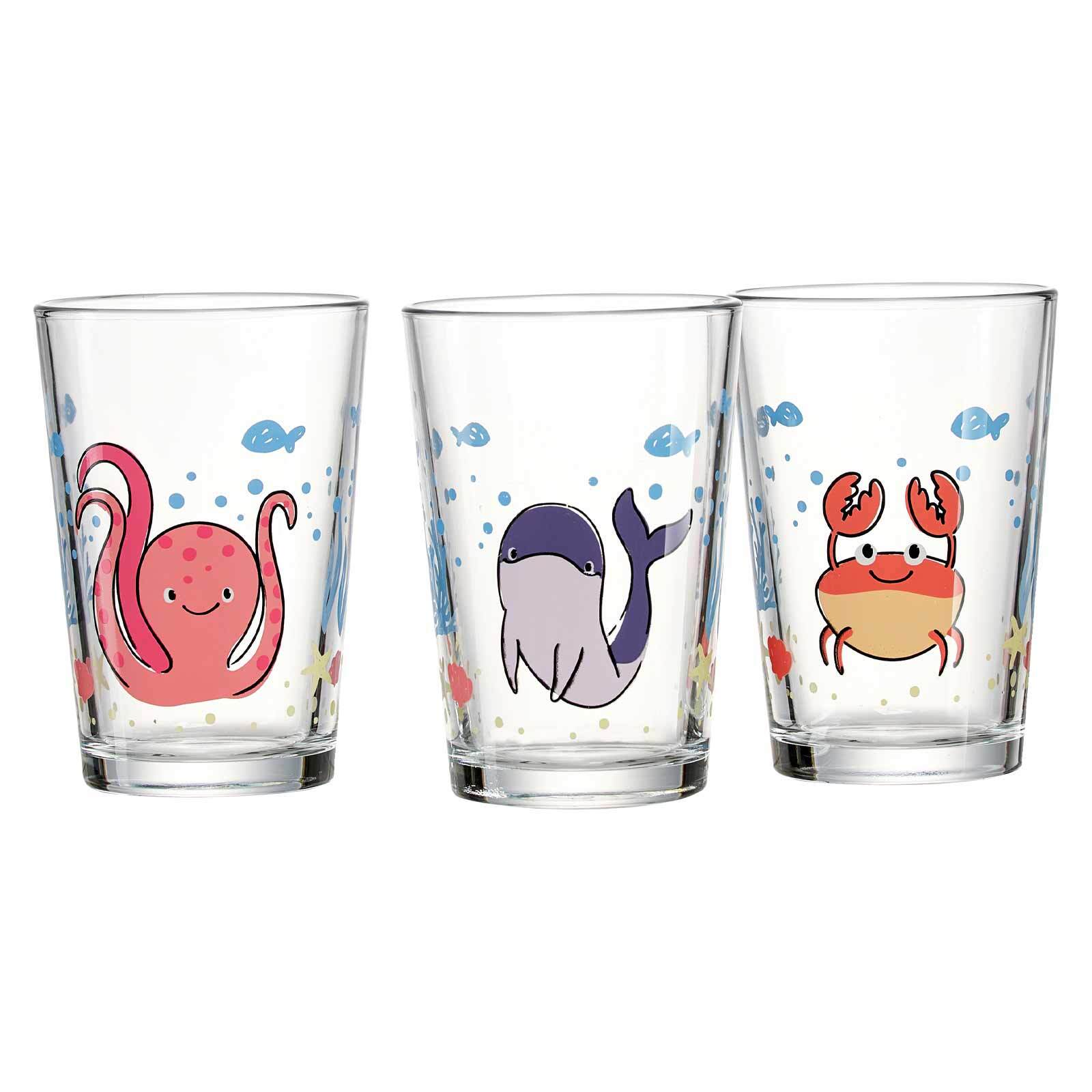 Ritzenhoff & Breker Kindergl&auml;ser Unterwasserwelt 205 ml 3er Set - Bild 1