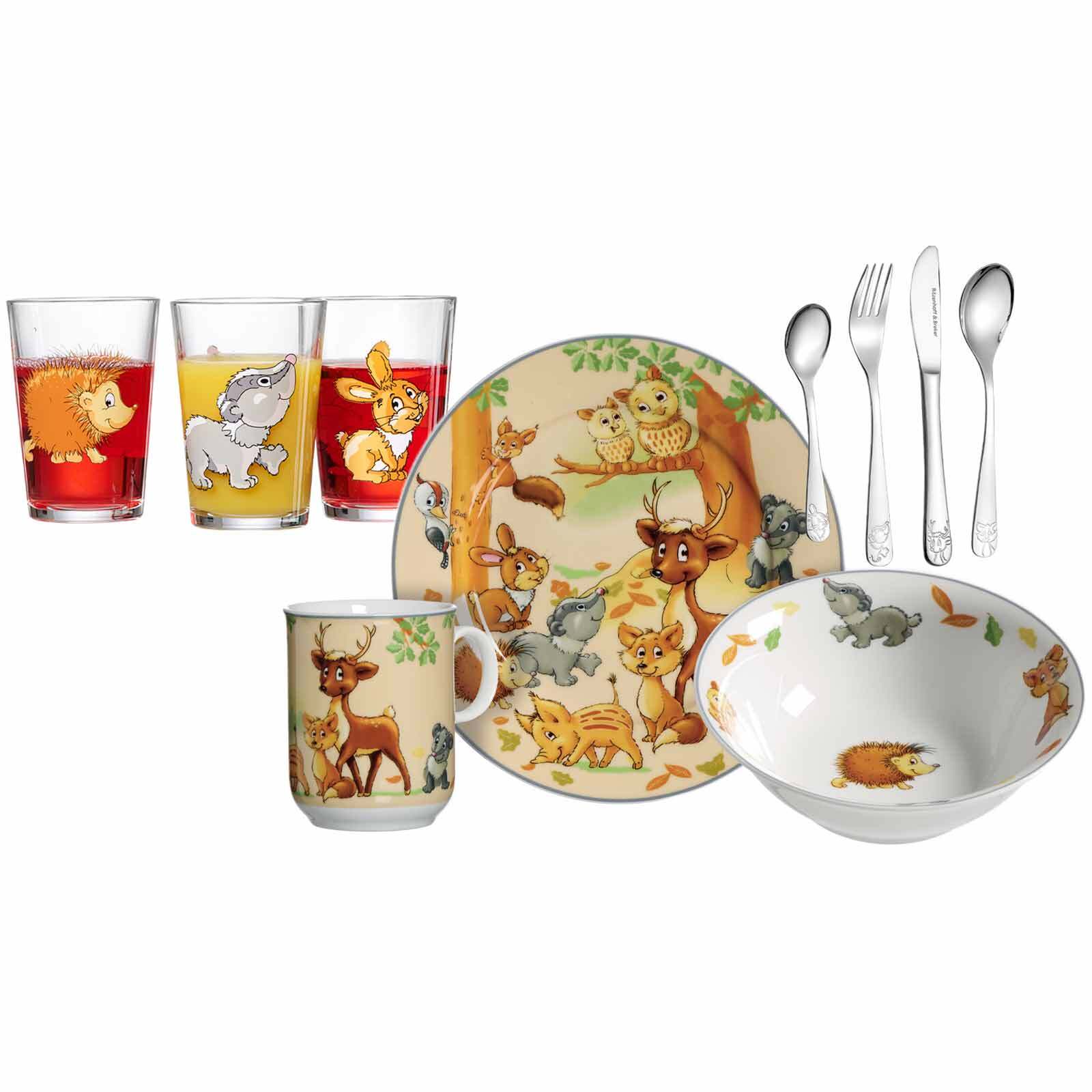 Ritzenhoff & Breker Kinderset Waldtiere 10er Set - Bild 1