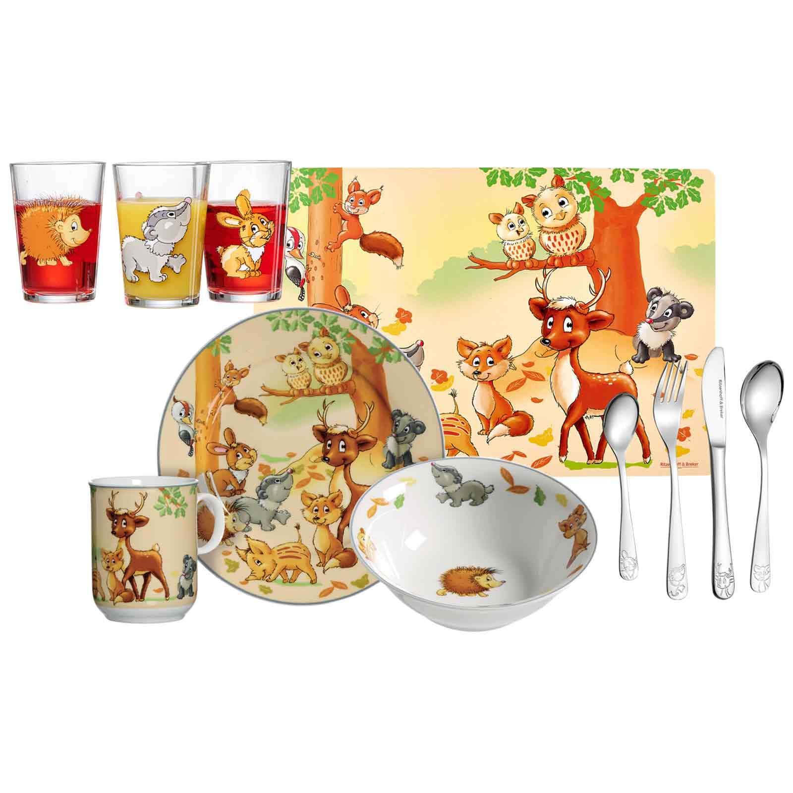 Ritzenhoff & Breker Kinderset Waldtiere 11-tlg.