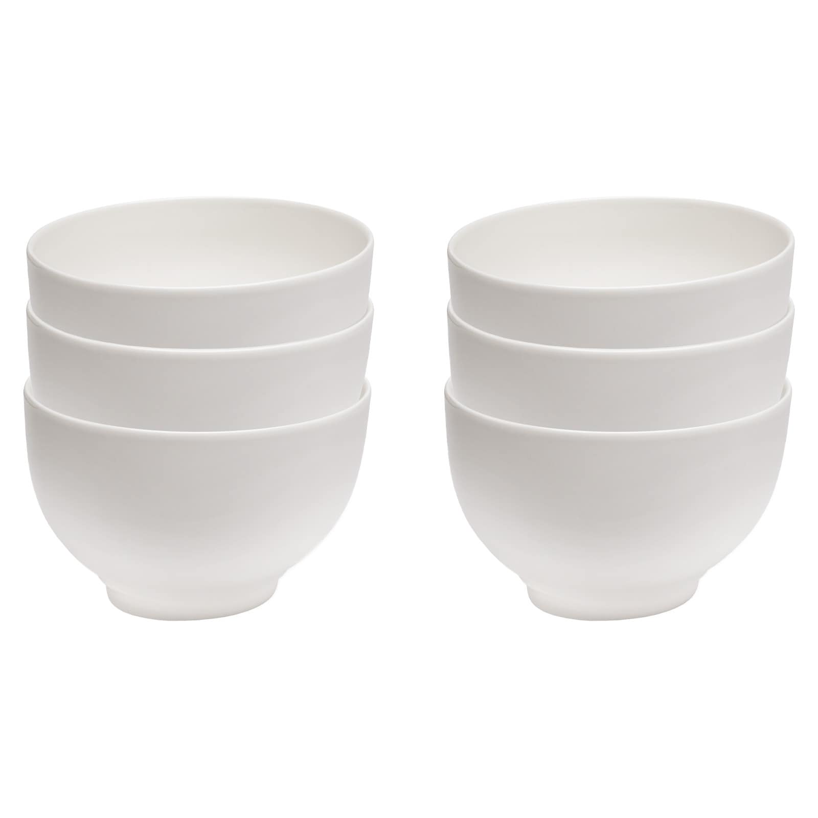 vivo | Villeroy & Boch Group M&uuml;slischalen Basic White &oslash; 12 cm 6er Set - Bild 1