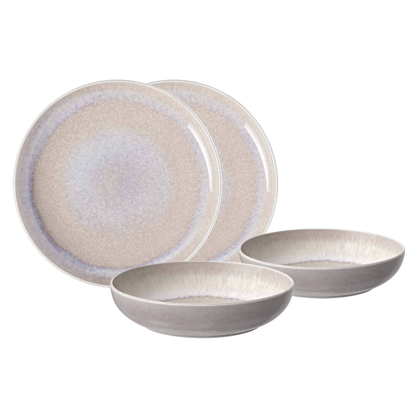 like. by Villeroy & Boch Tafel-Set Perlemor Sand 4er Set - Bild 1