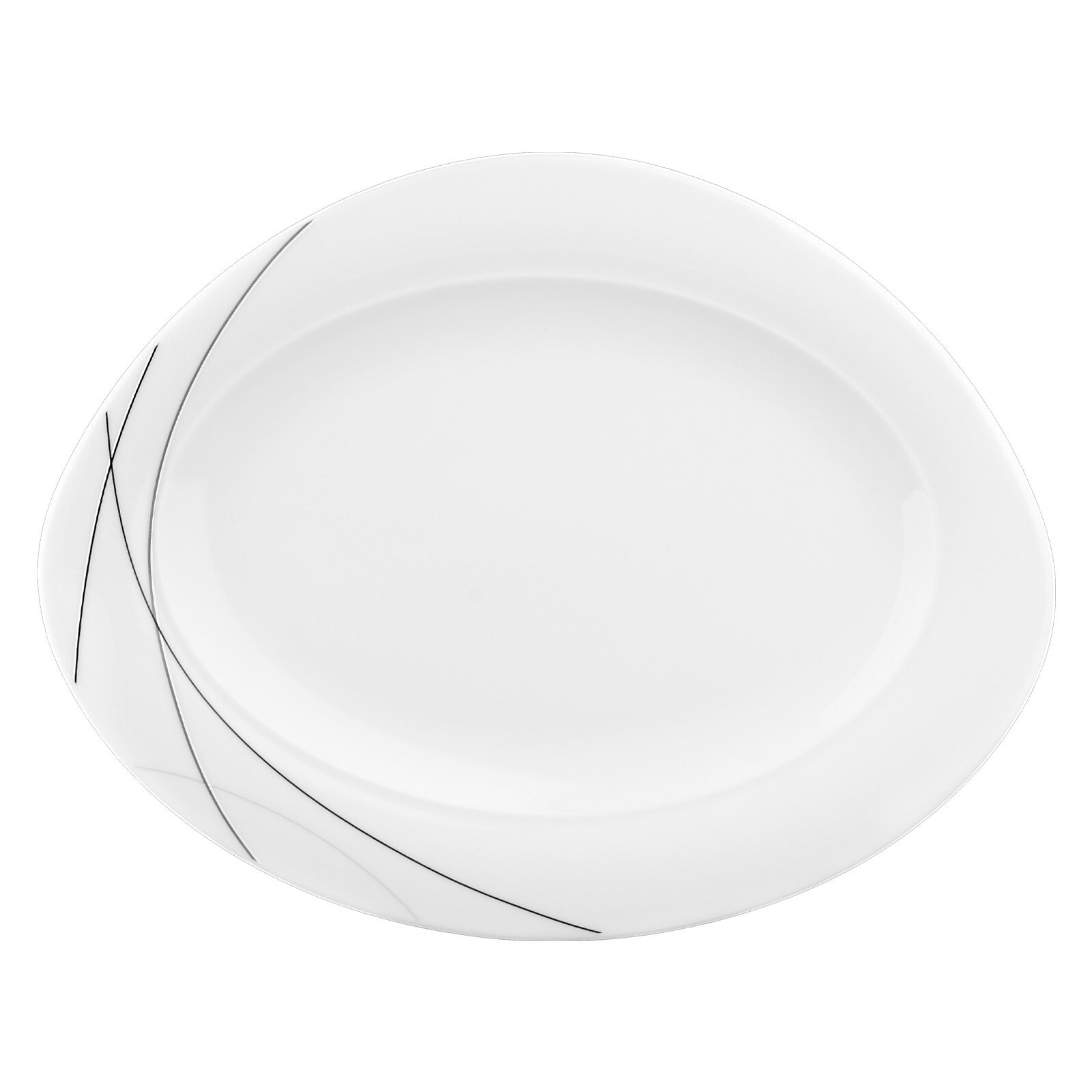 Seltmann Weiden Servierplatte Trio Highline 31 x 24 cm - Bild 1