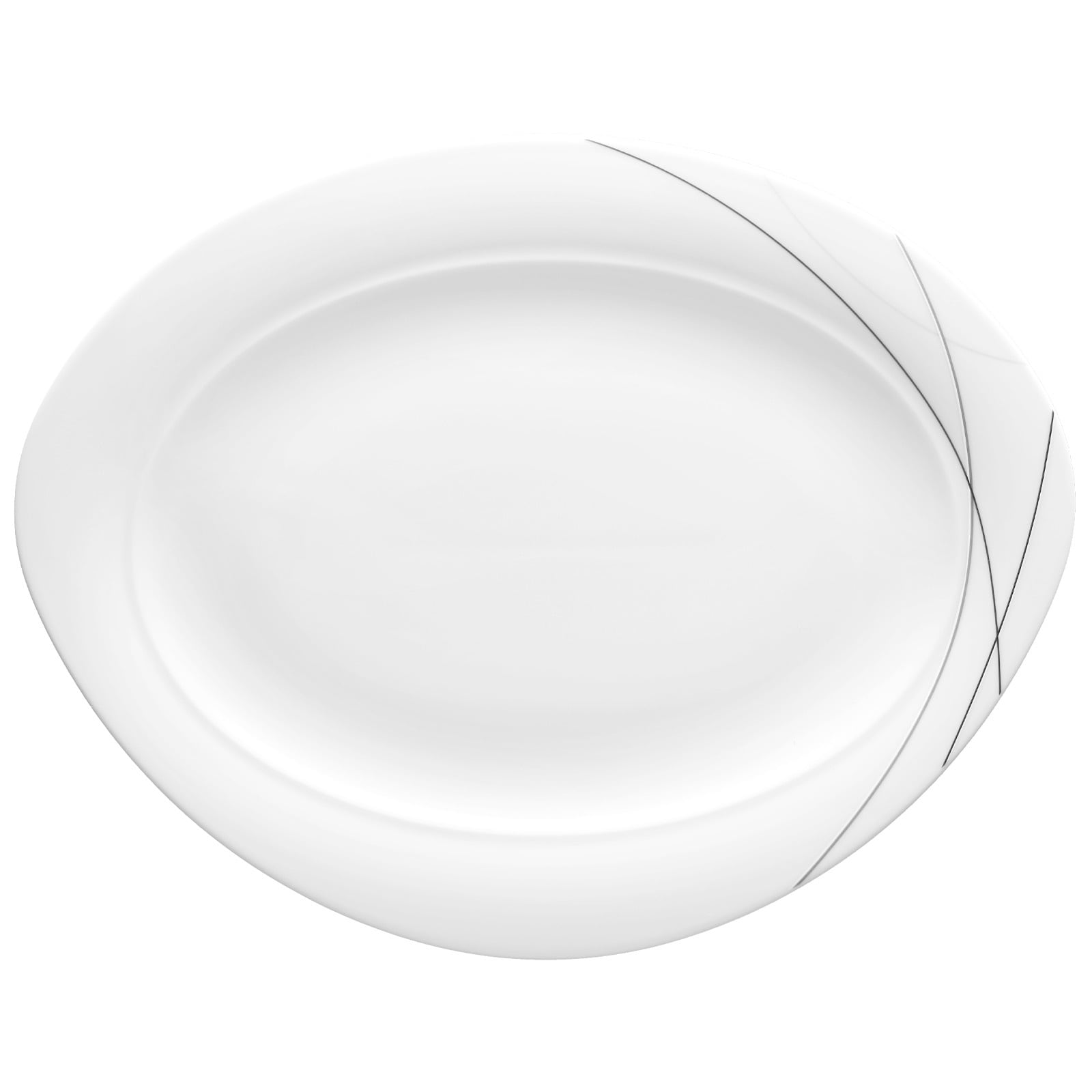 Seltmann Weiden Servierplatte Trio Highline 35 x 27 cm - Bild 1